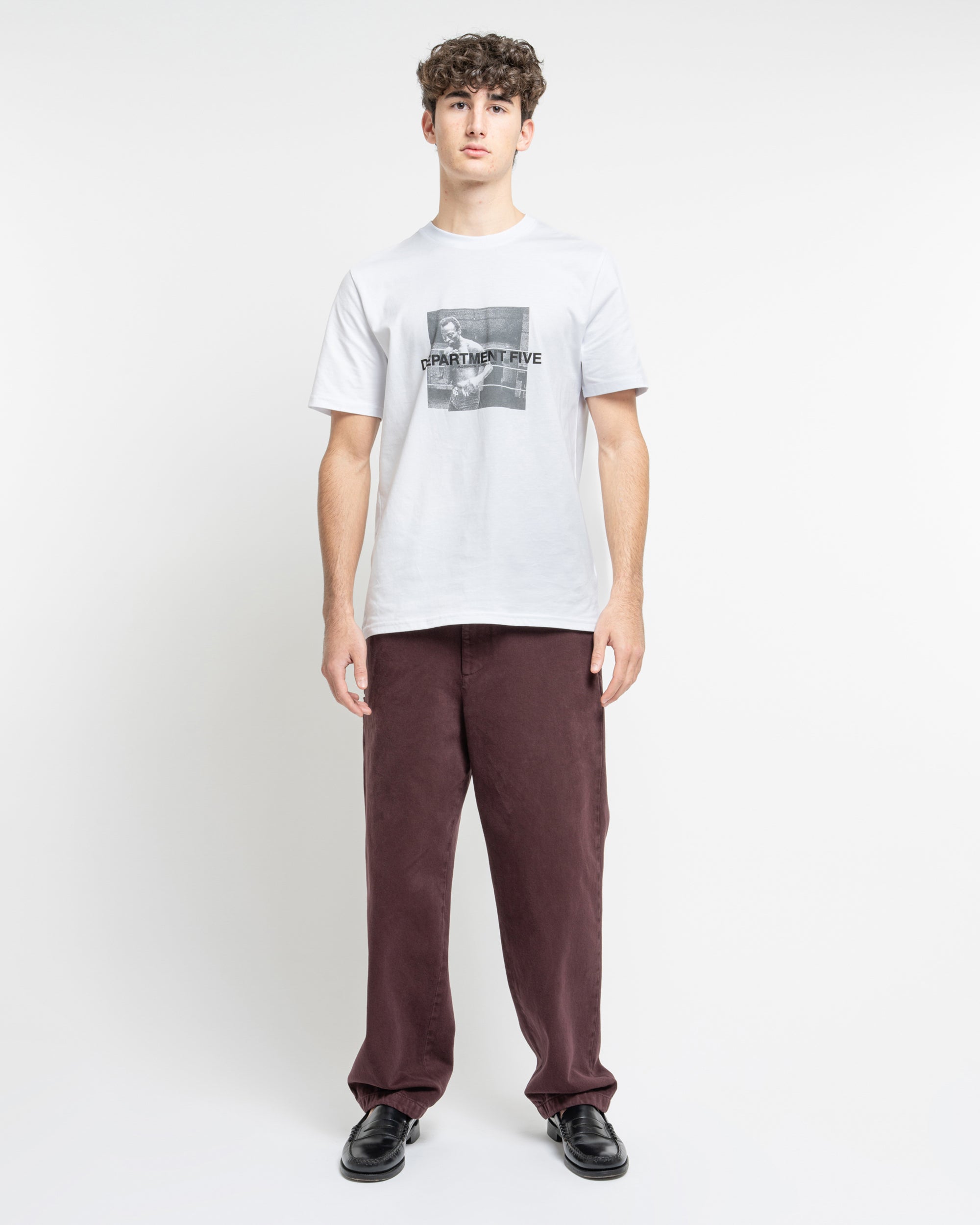 Ant pantaloni wide leg in gabardina