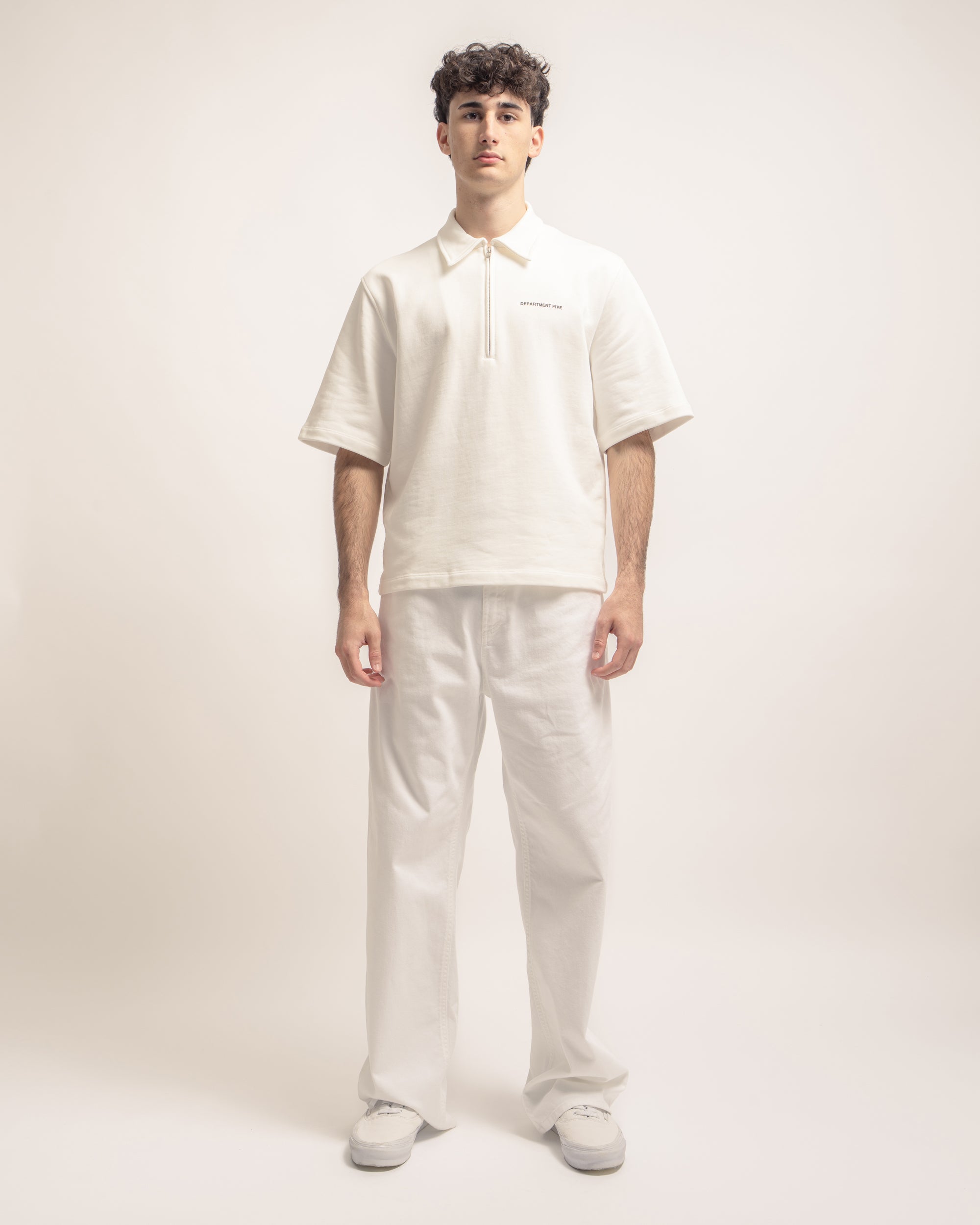 Ayers felpa polo oversize in jersey