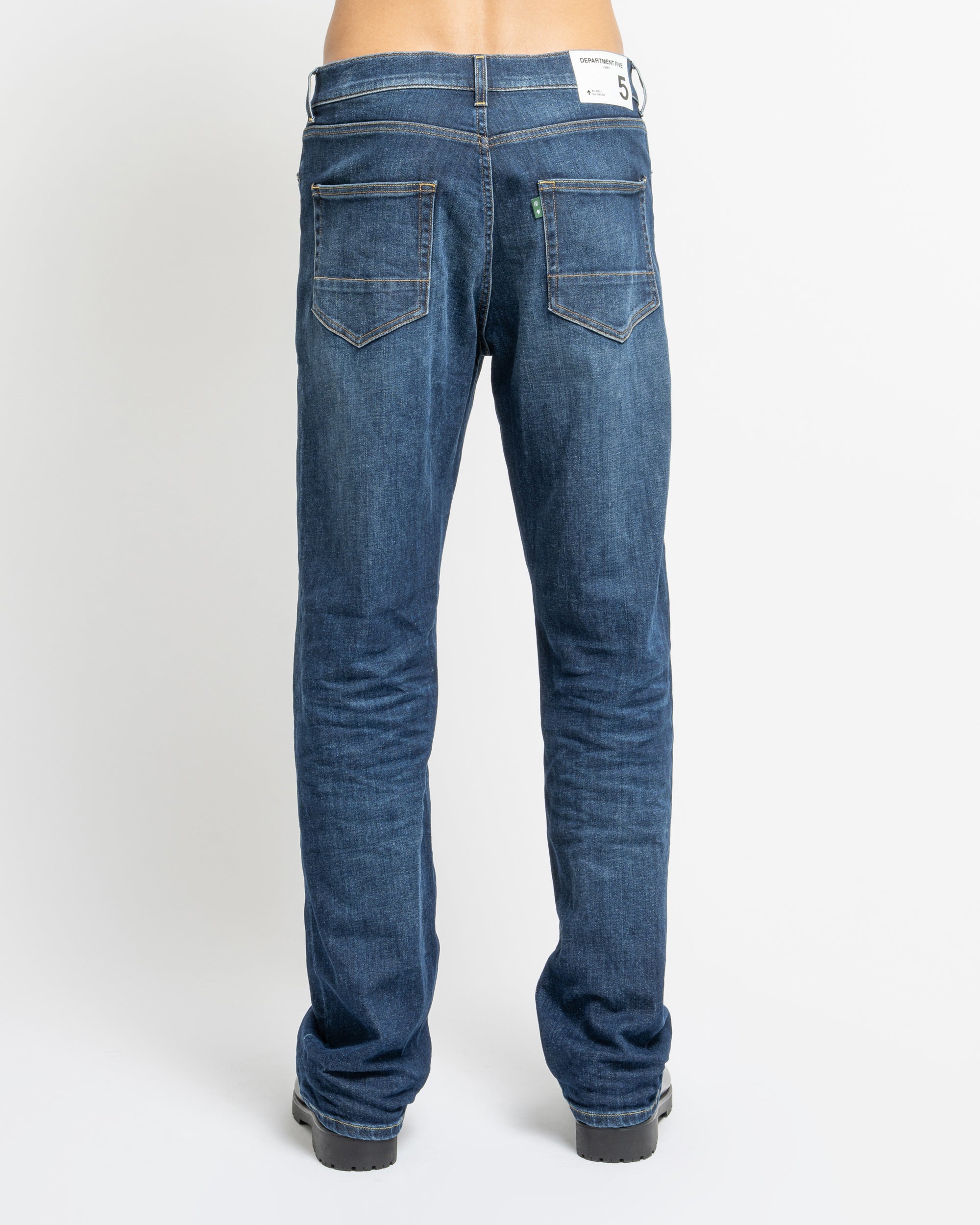 Relaxed bowl jeans in stretch denim