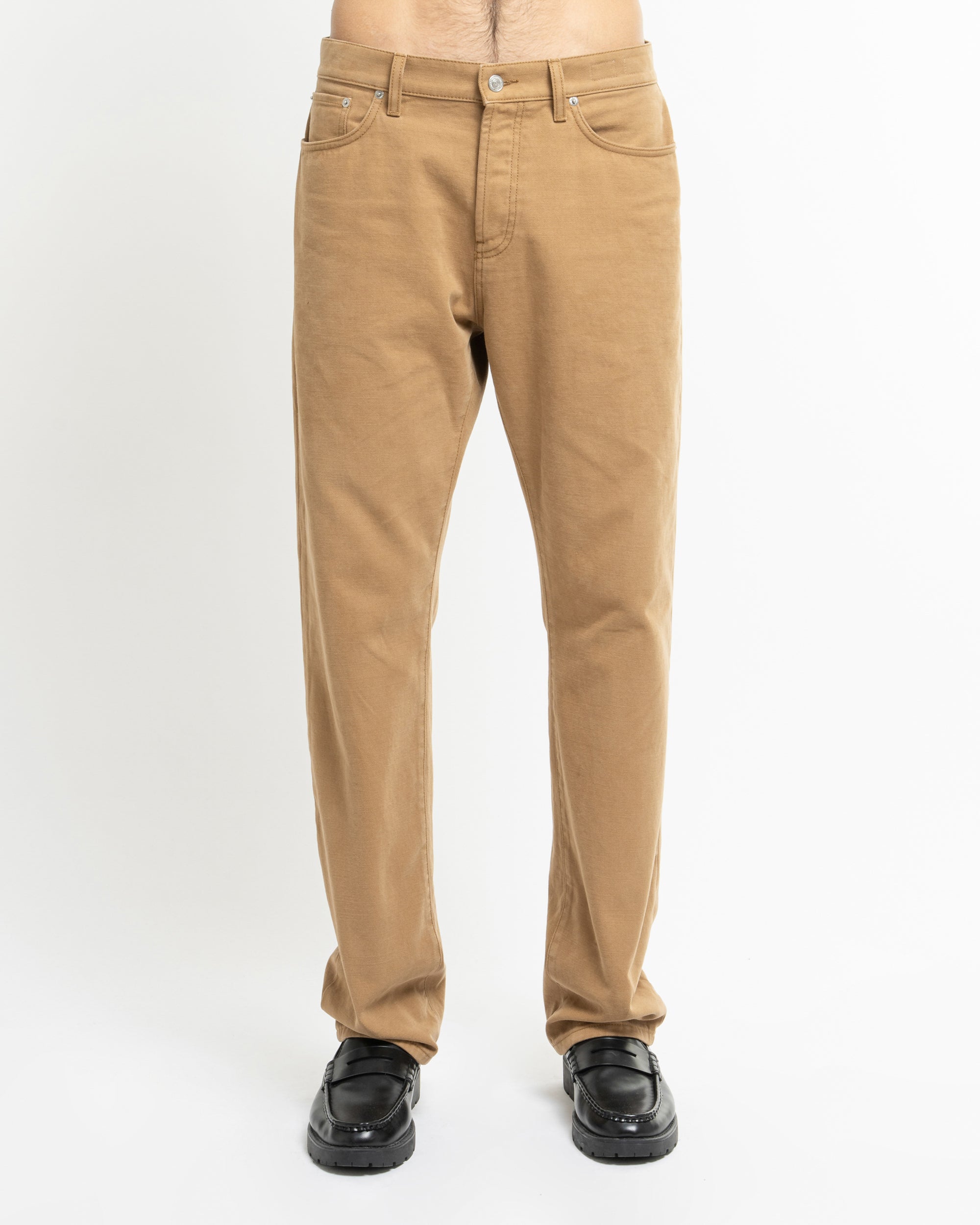 Relaxed bowl jeans in gabardine