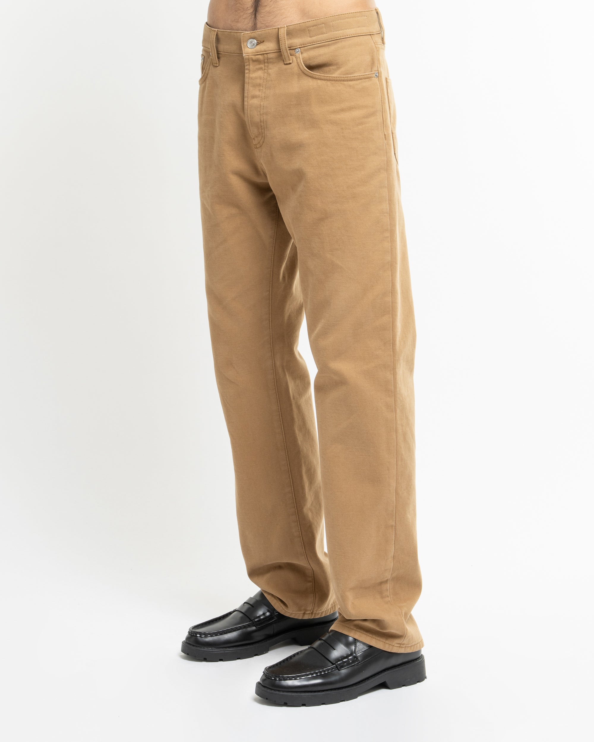 Relaxed bowl jeans in gabardine