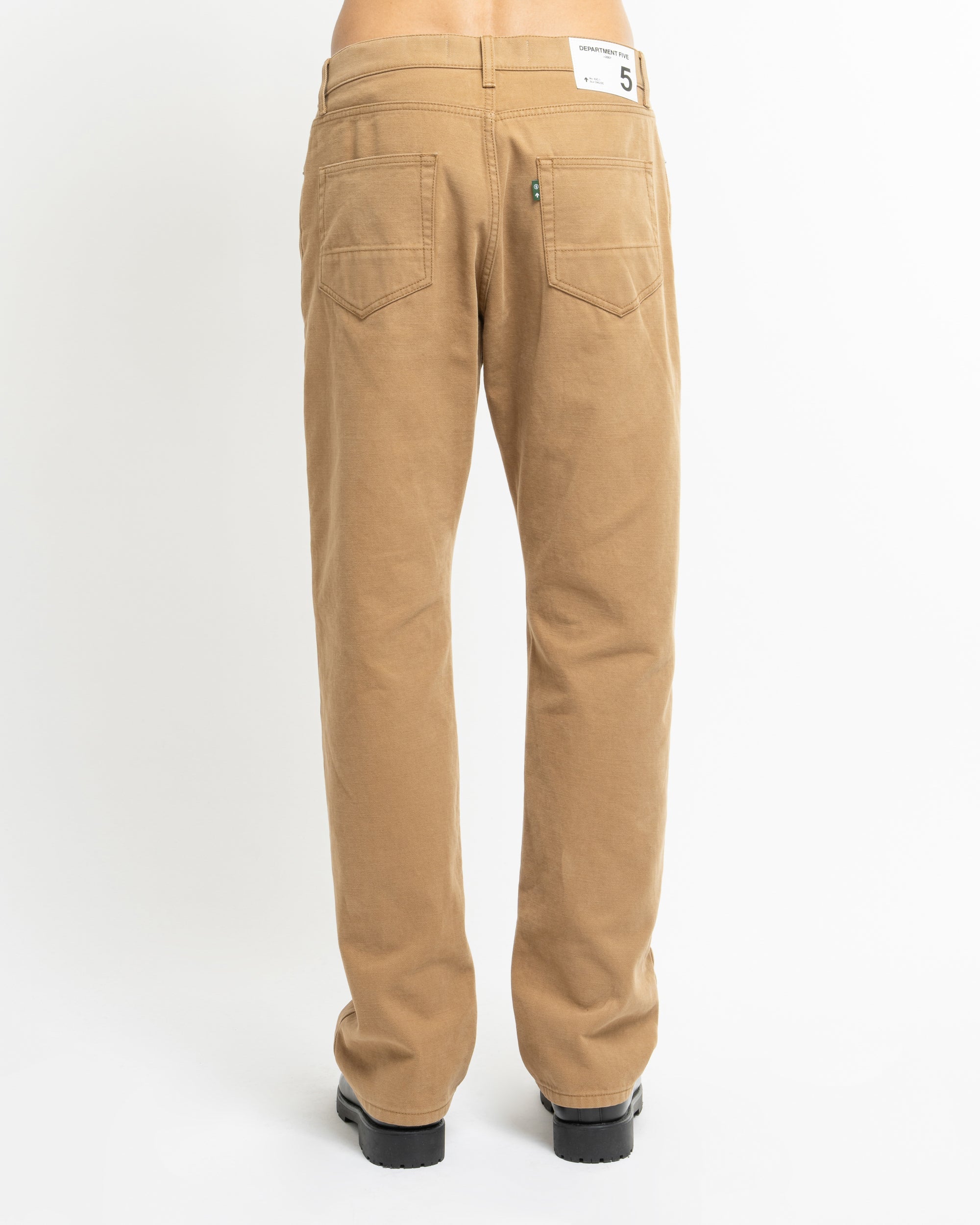 Relaxed bowl jeans in gabardine