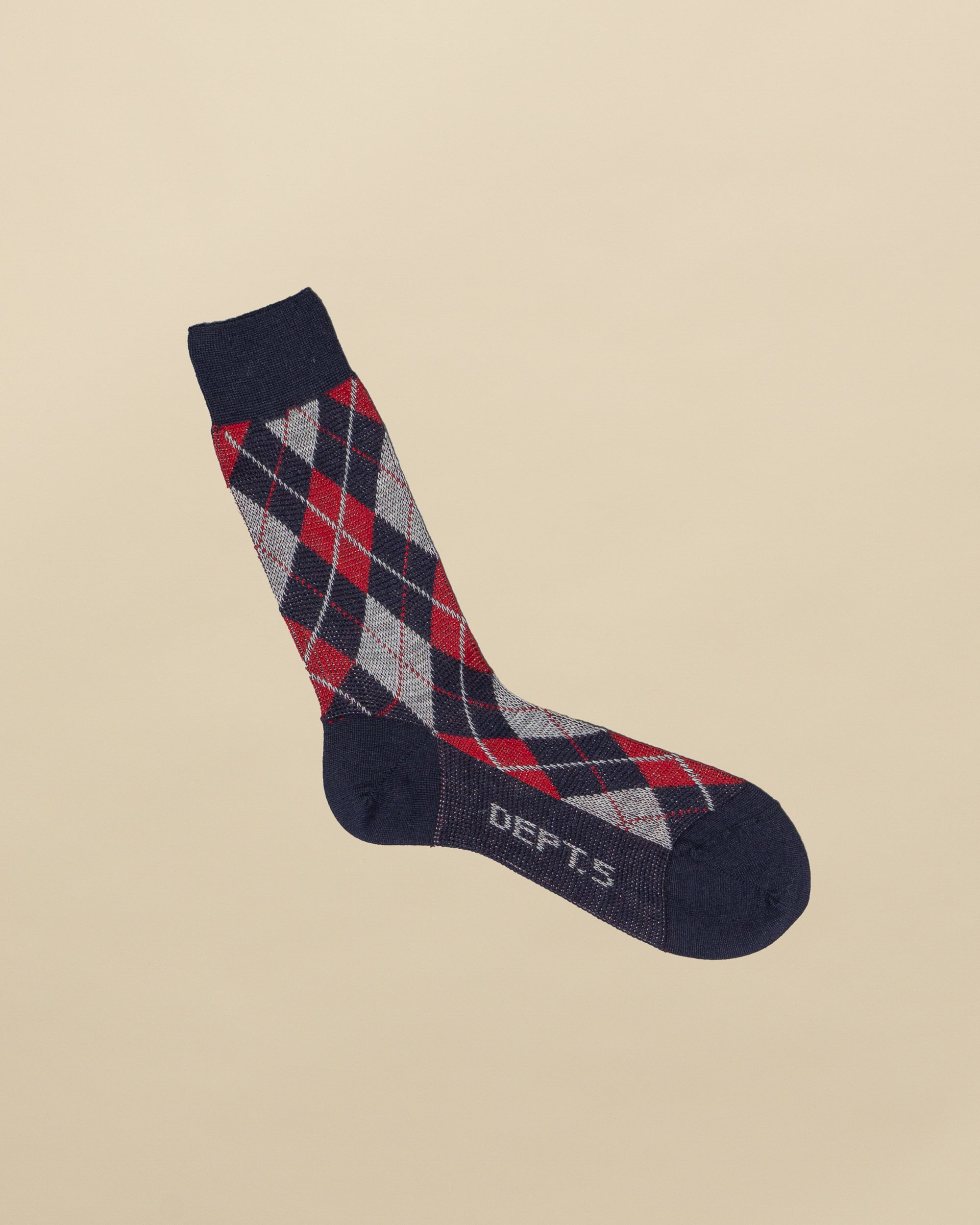 Britt unisex short socks with pattern