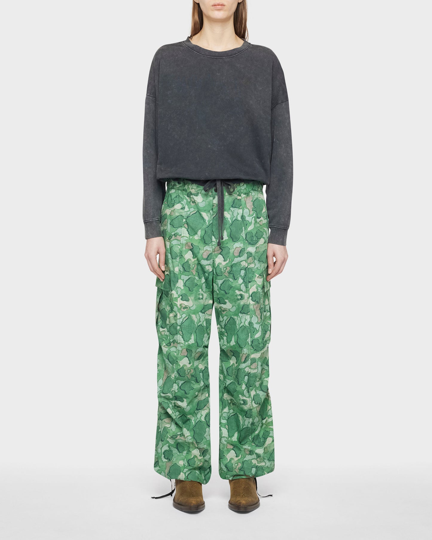 Cornhill pantalone cargo popeline camouflage