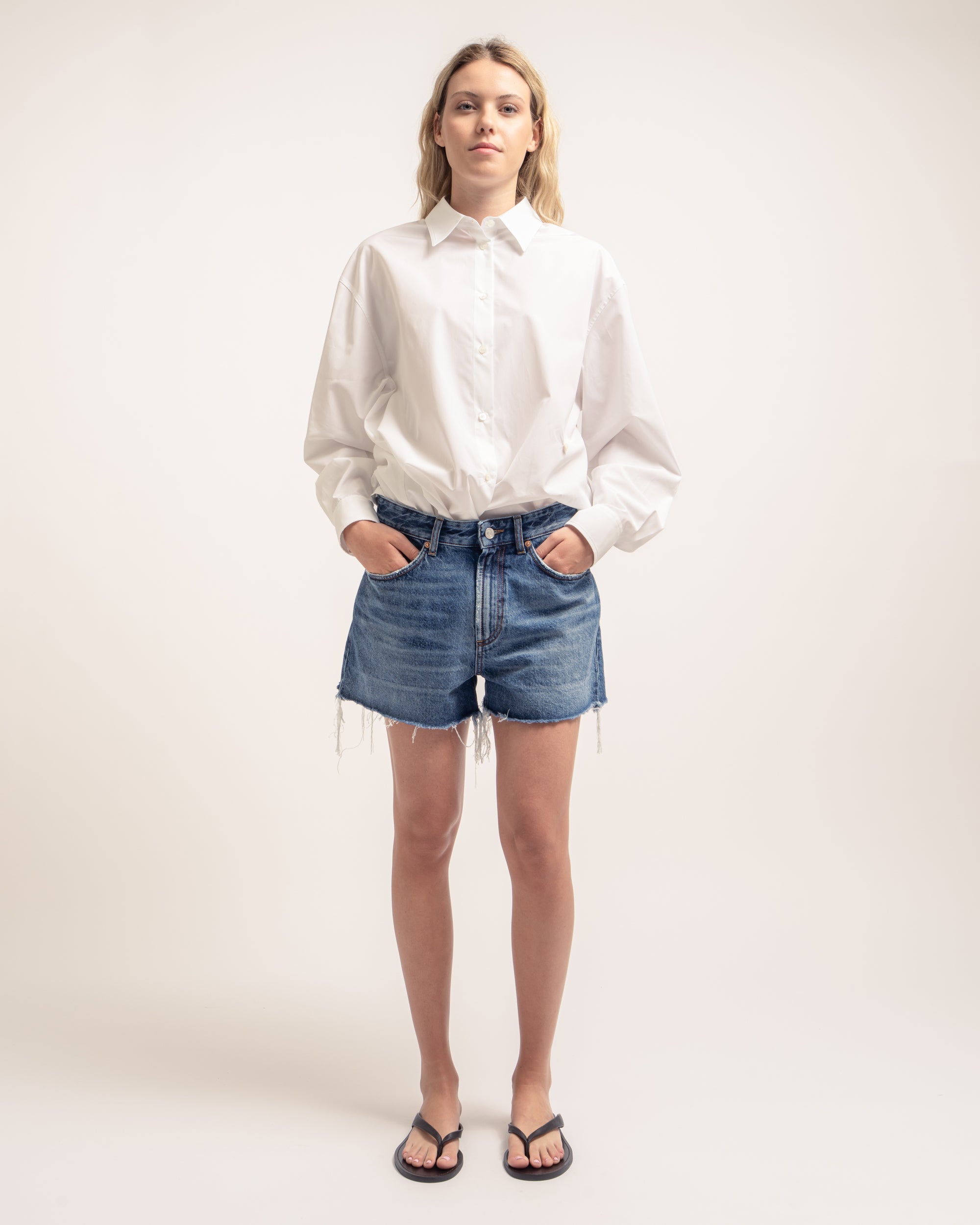 Dance shorts in denim