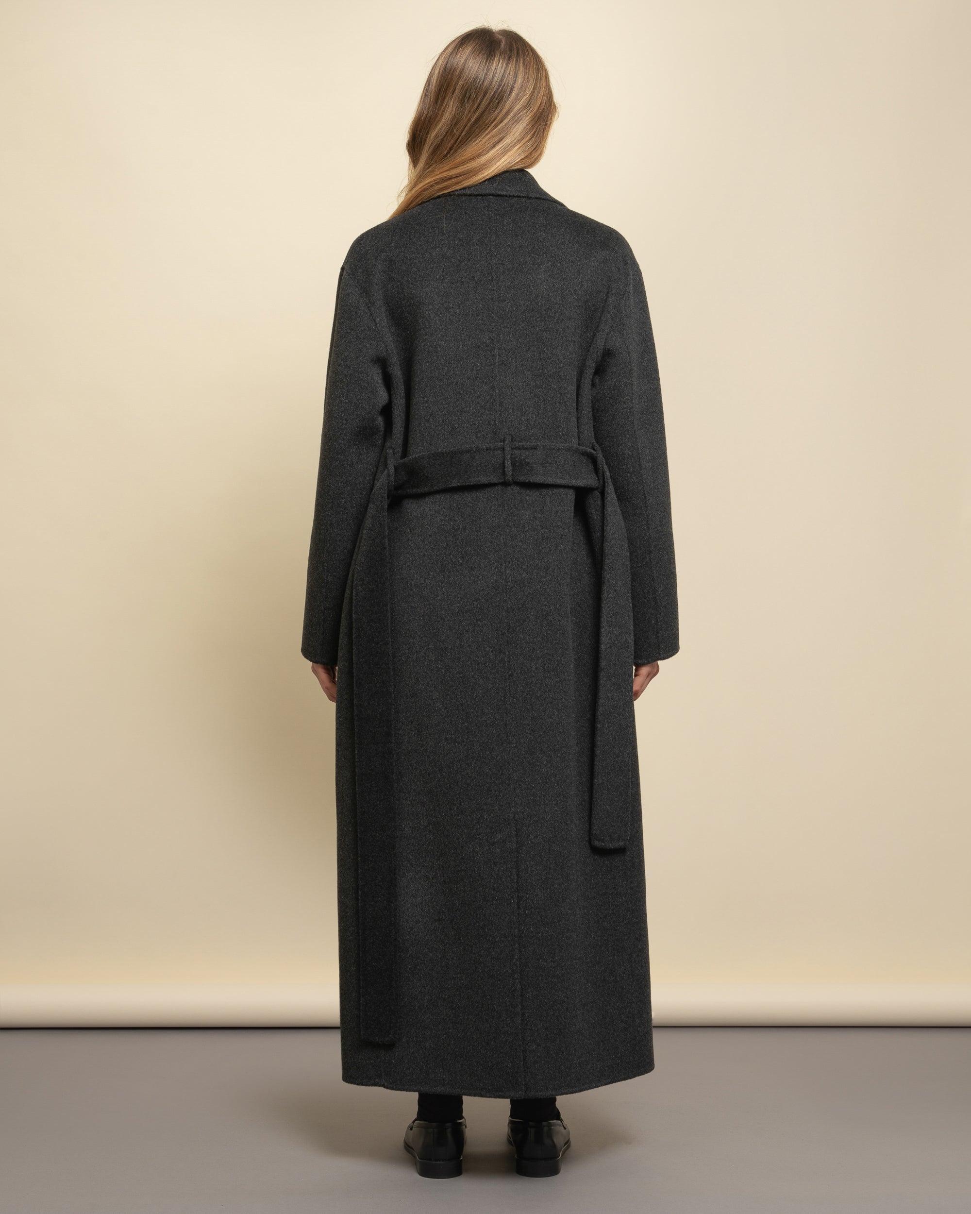 Deacon cappotto doppiopetto in panno