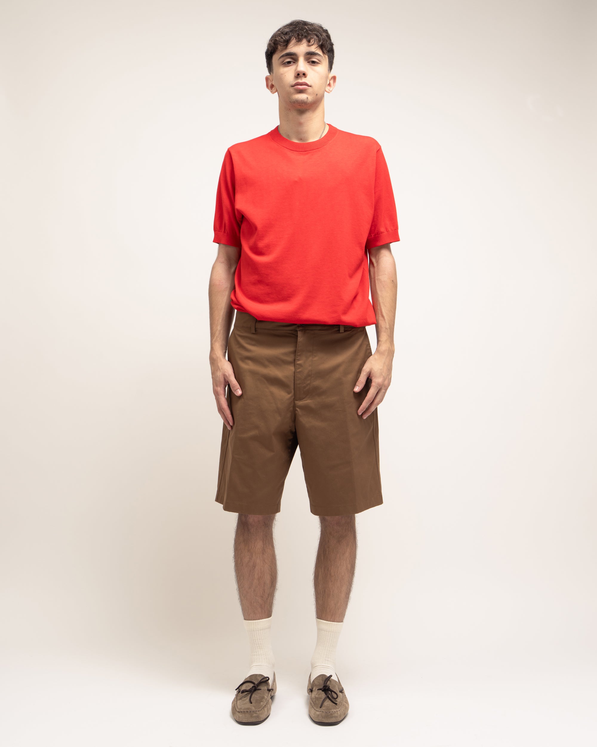 Easy bermuda in gabardina stretch