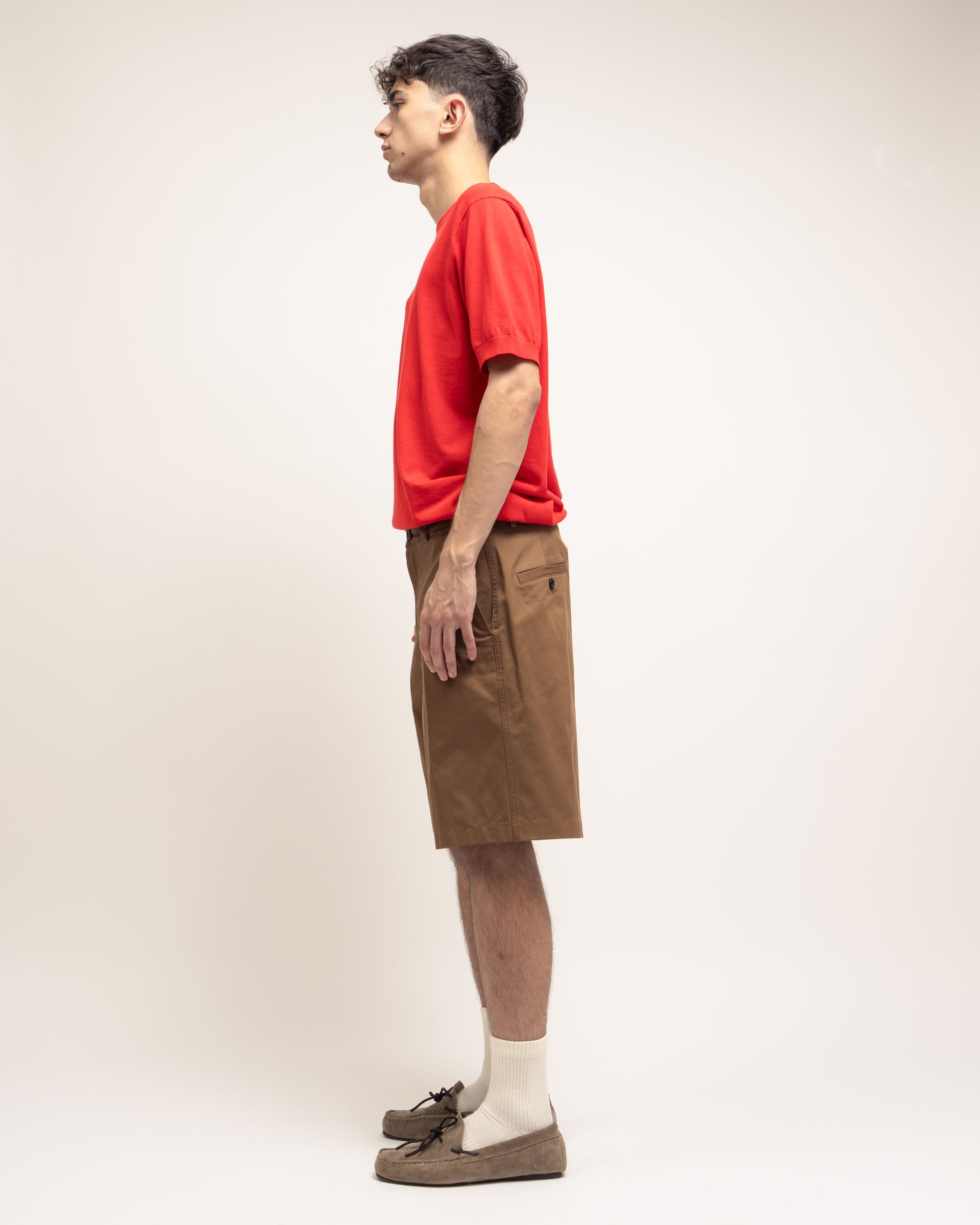 Easy bermuda in gabardina stretch