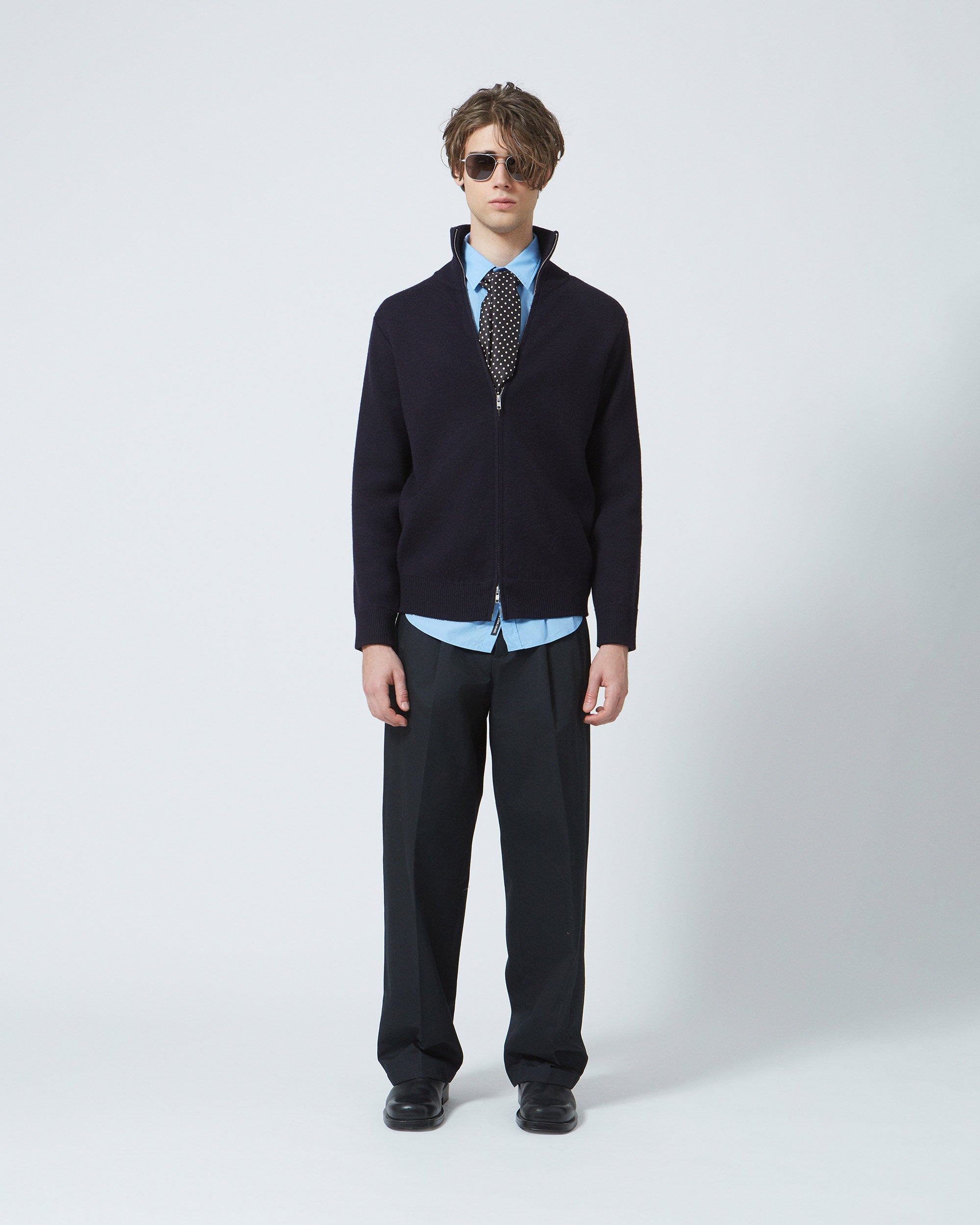 Ed cardigan con zip