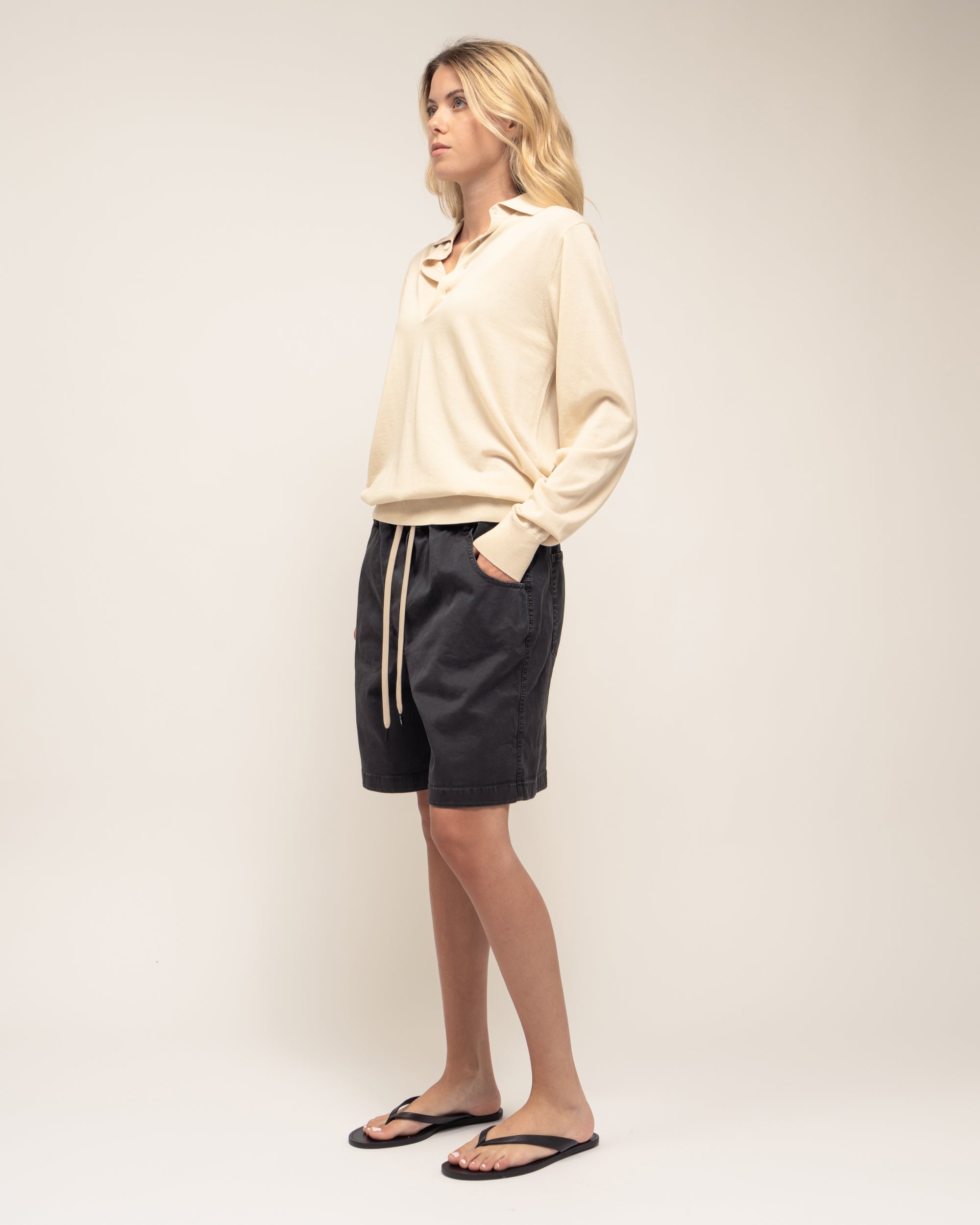 Hampton long-sleeved polo shirt