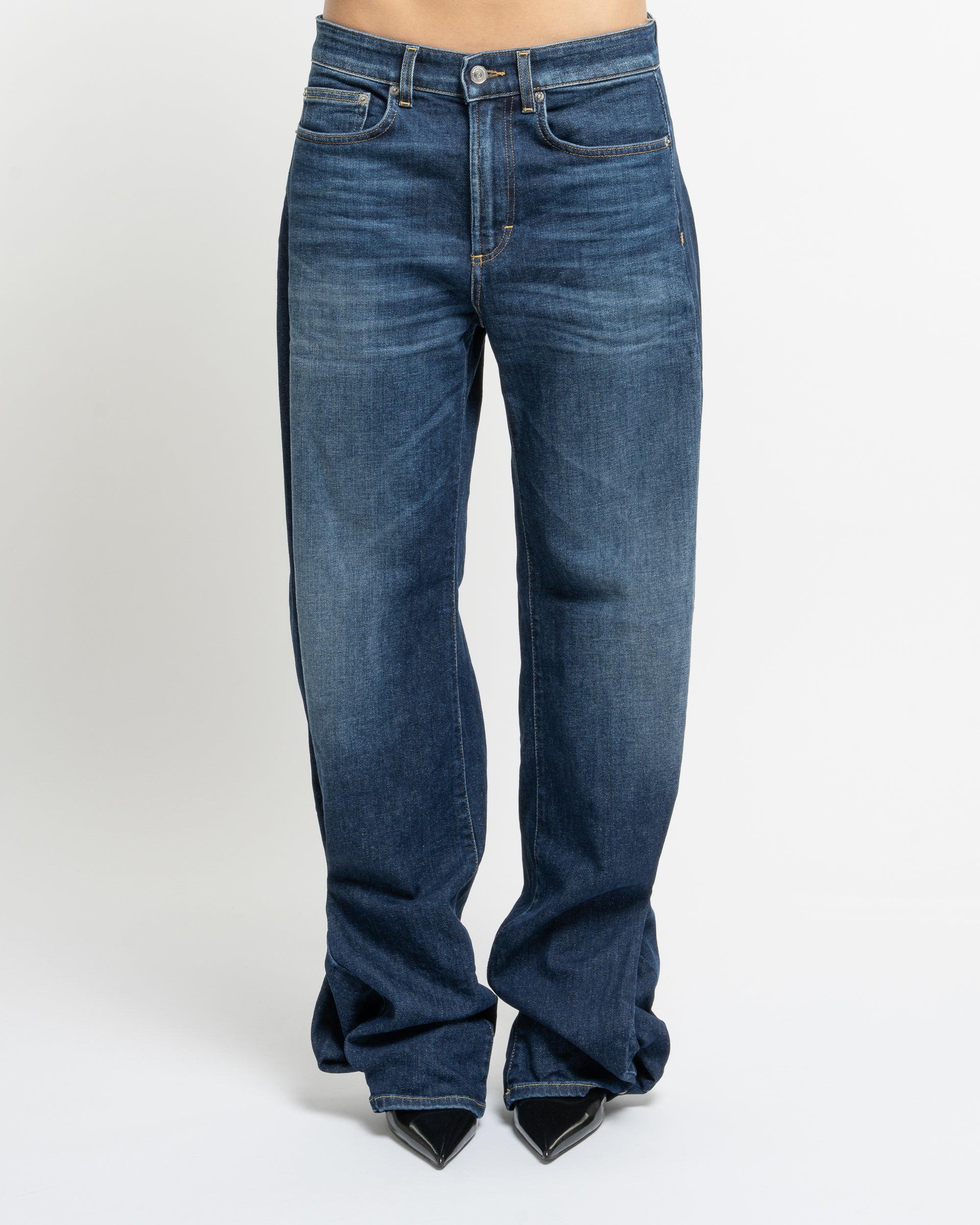 Hostel jeans curved in denim
