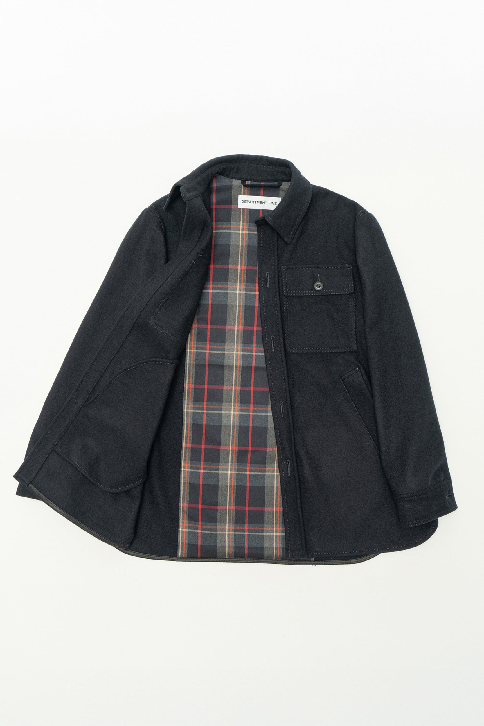 Lanark giacca camicia in panno