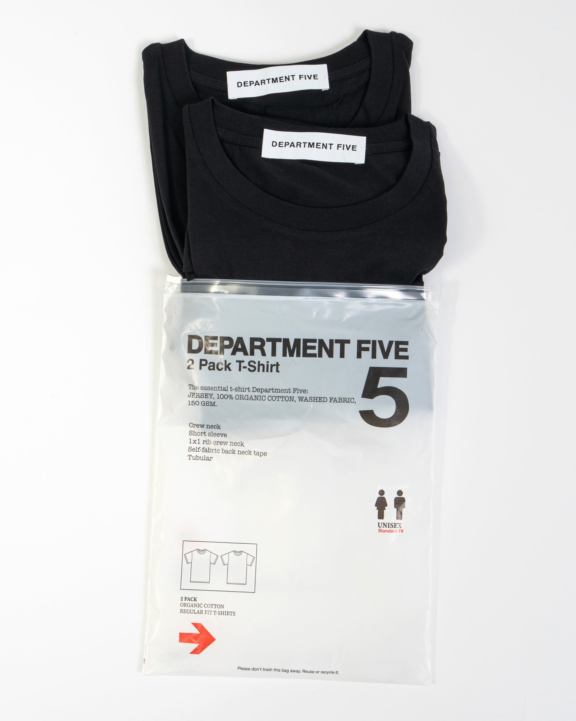 Leland T-shirt in jersey - 2 pack