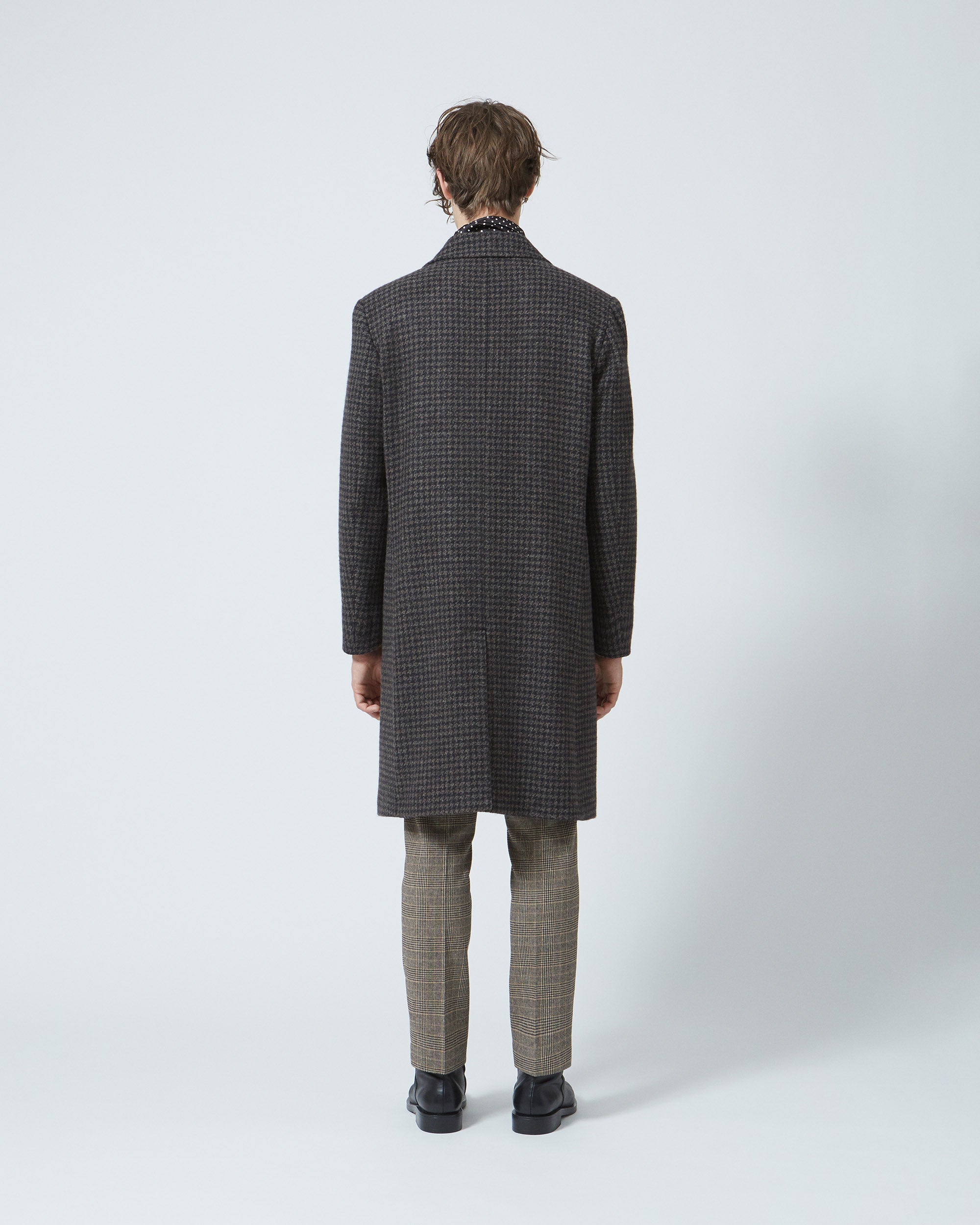Mans cappotto doppiopetto