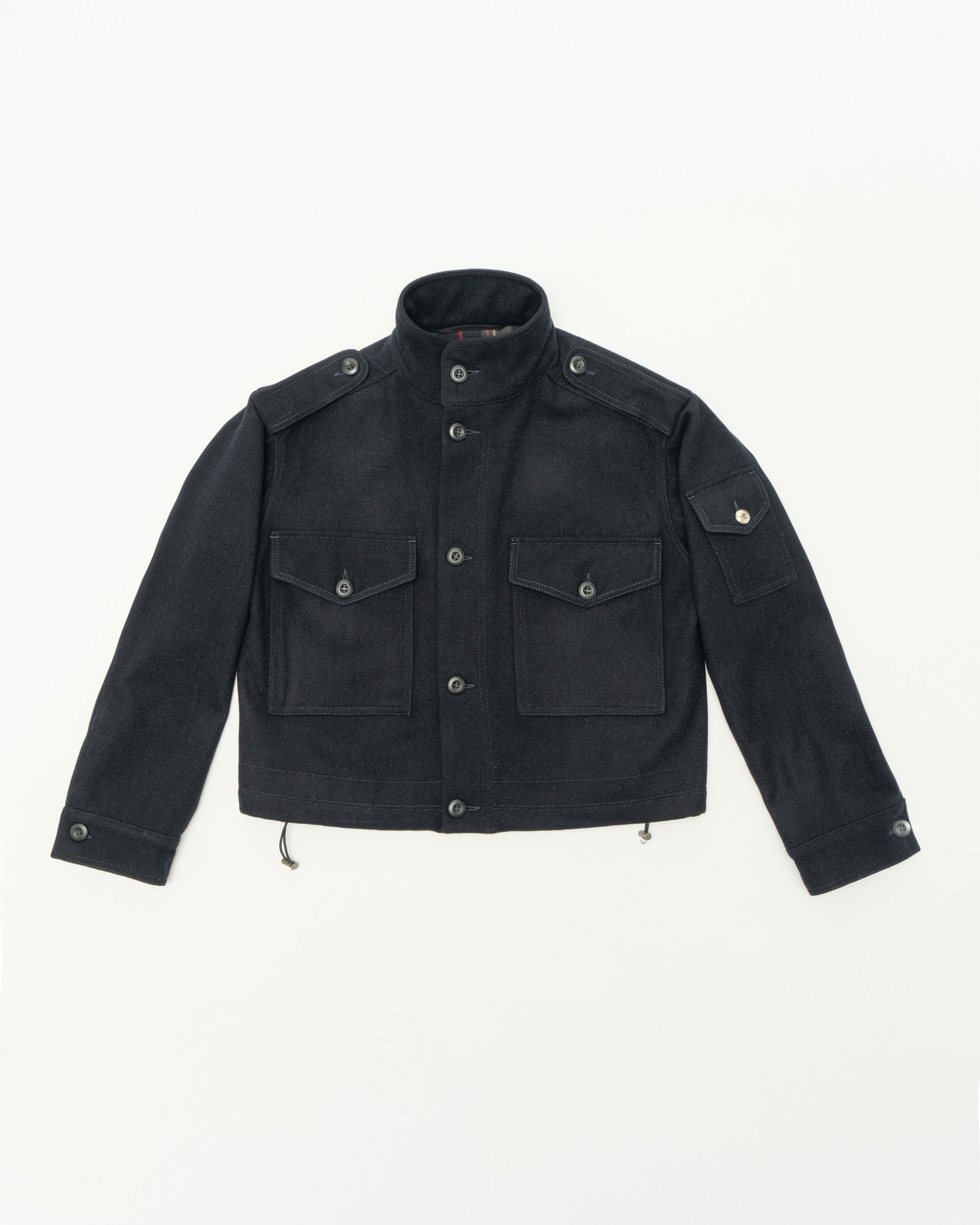 Mercure crop field jacket in cloth