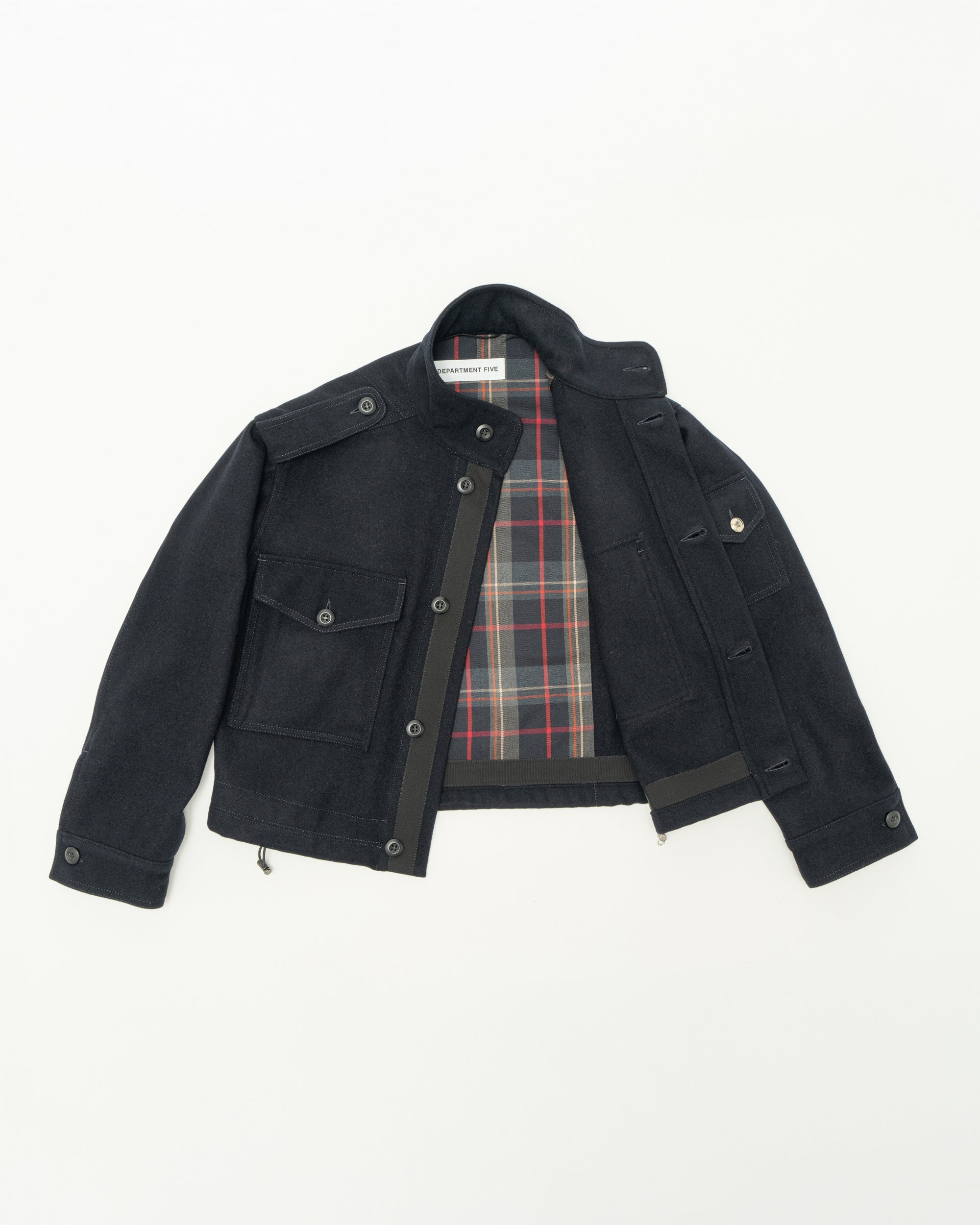 Mercure crop field jacket in cloth