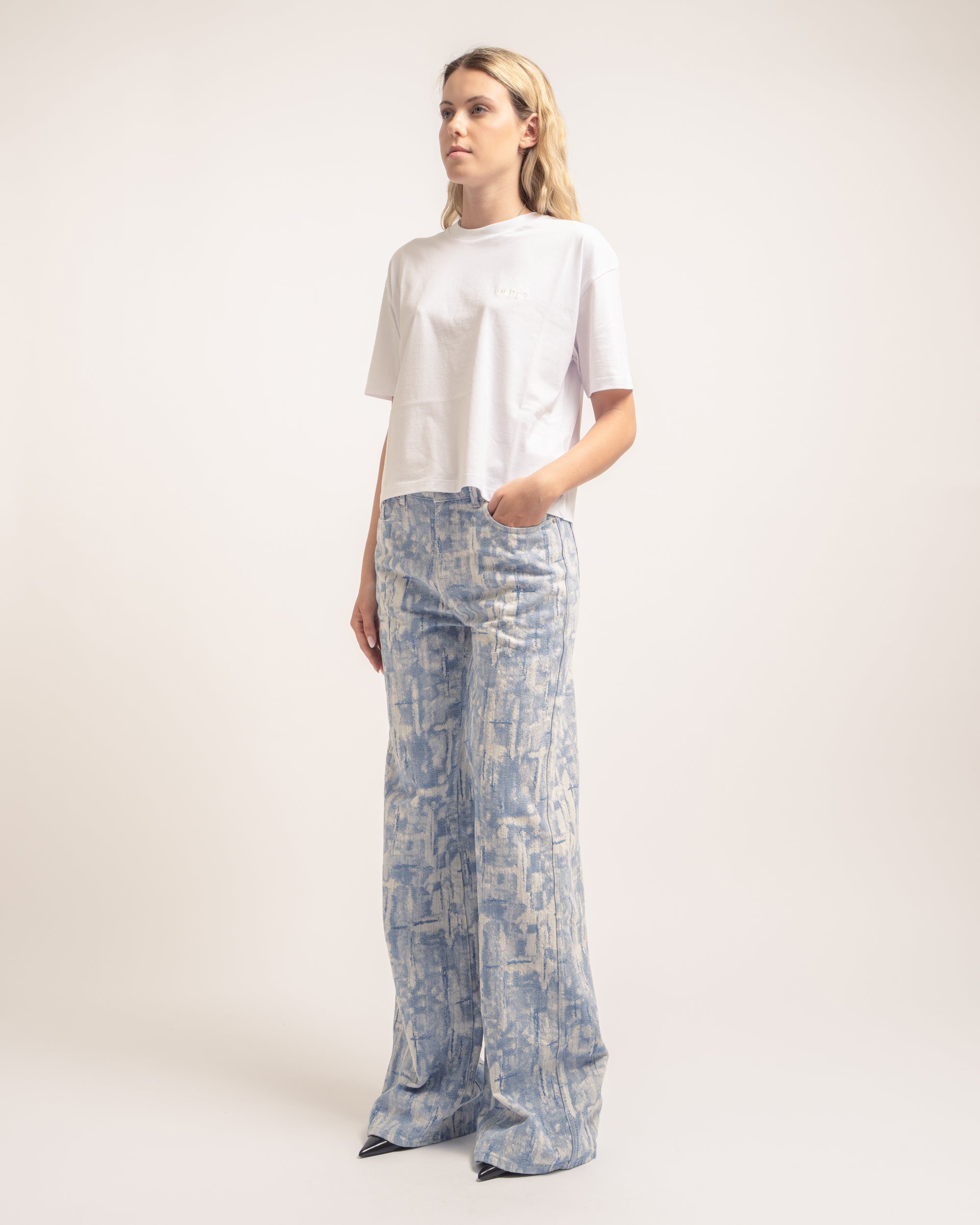 Muye t-shirt boxy girocollo