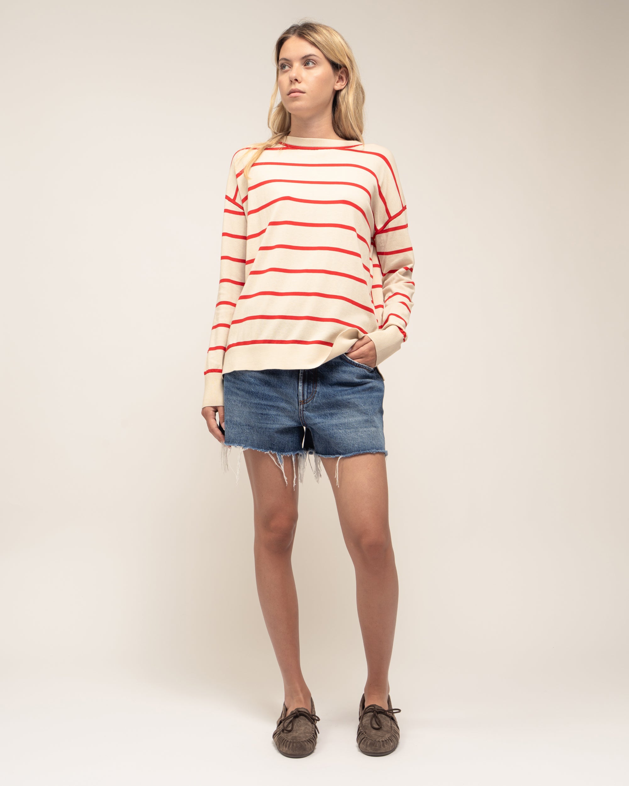 Narada maglia girocollo a righe