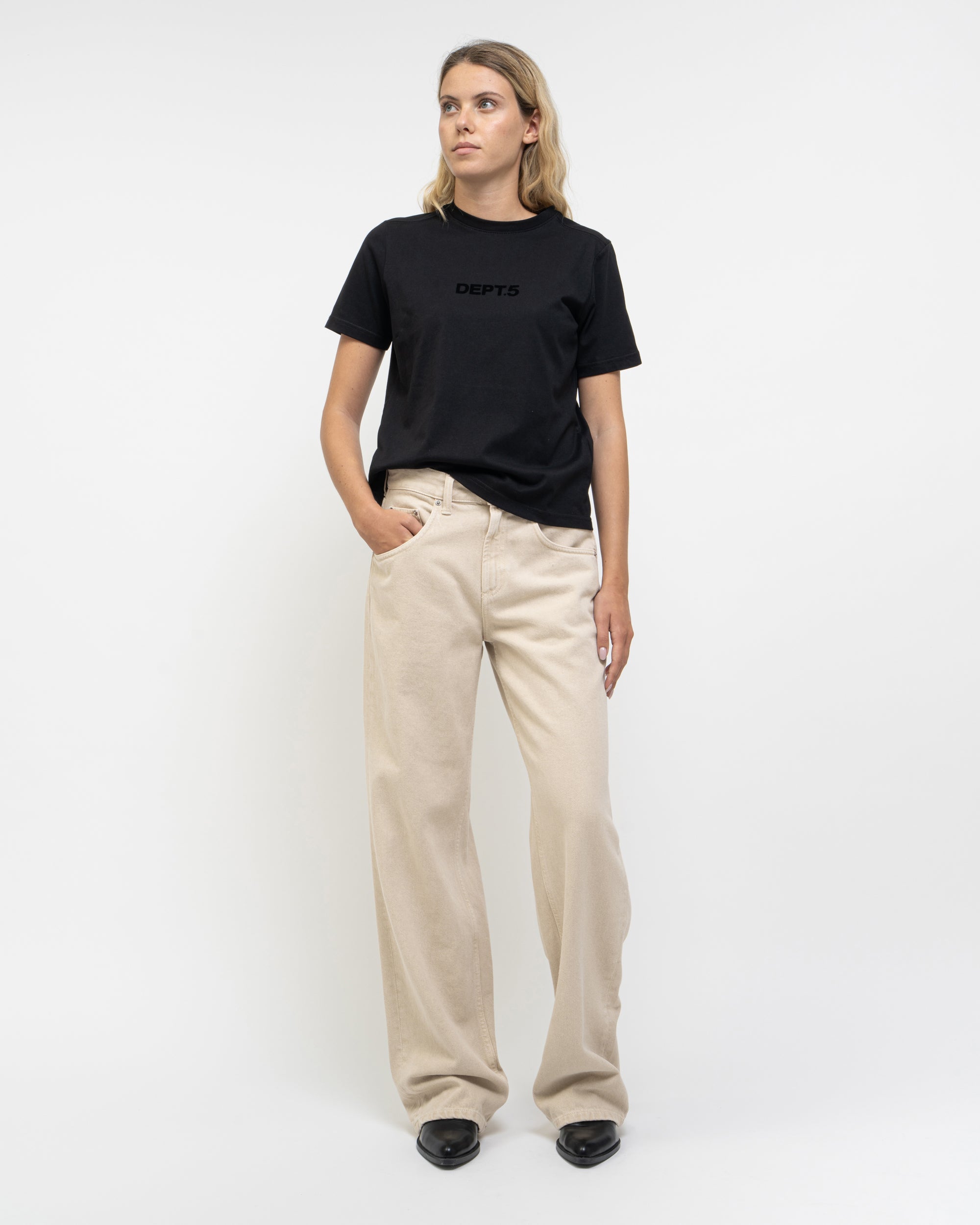 Pop pantaloni gamba ampia in bull