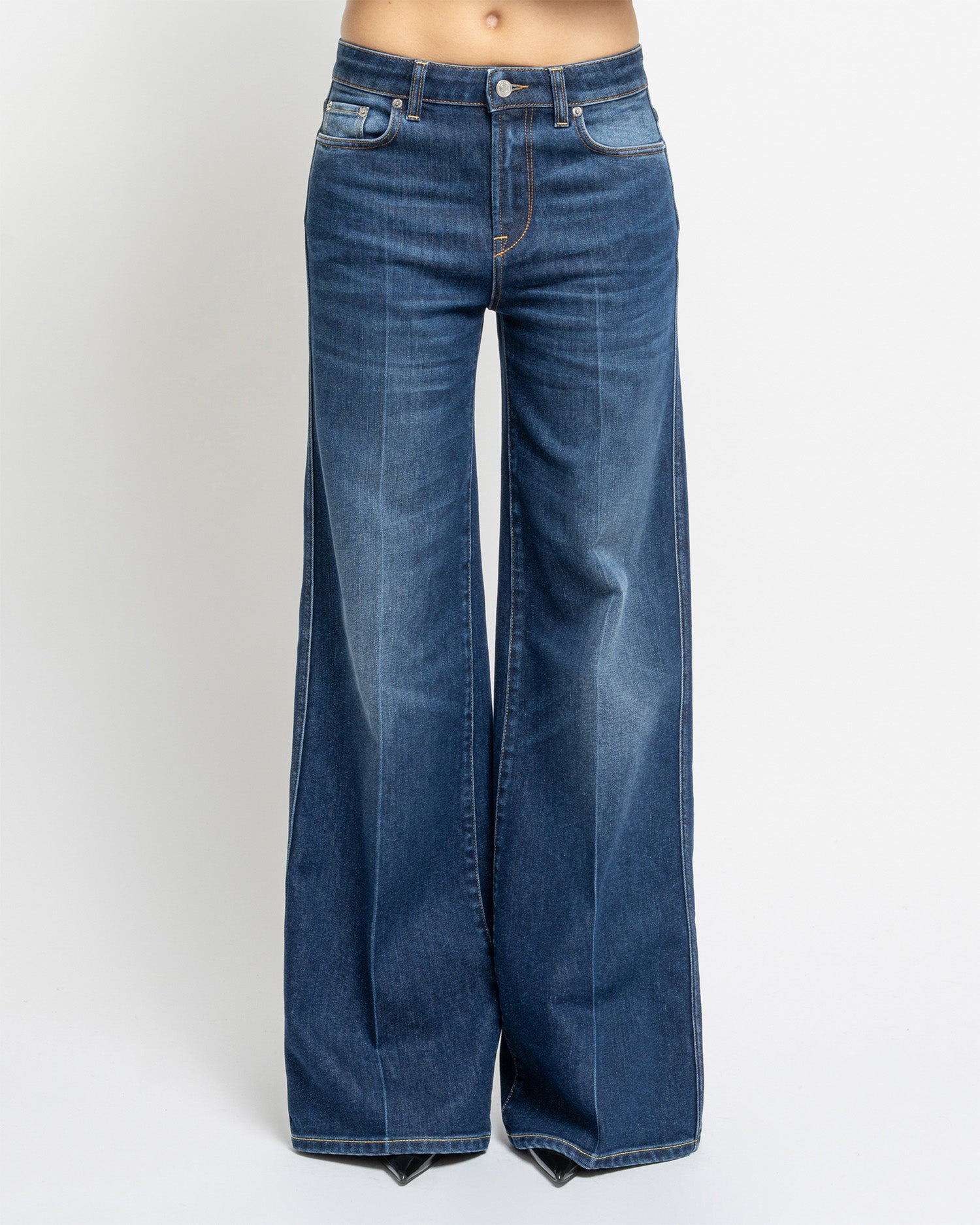Pretender wide leg jeans in denim