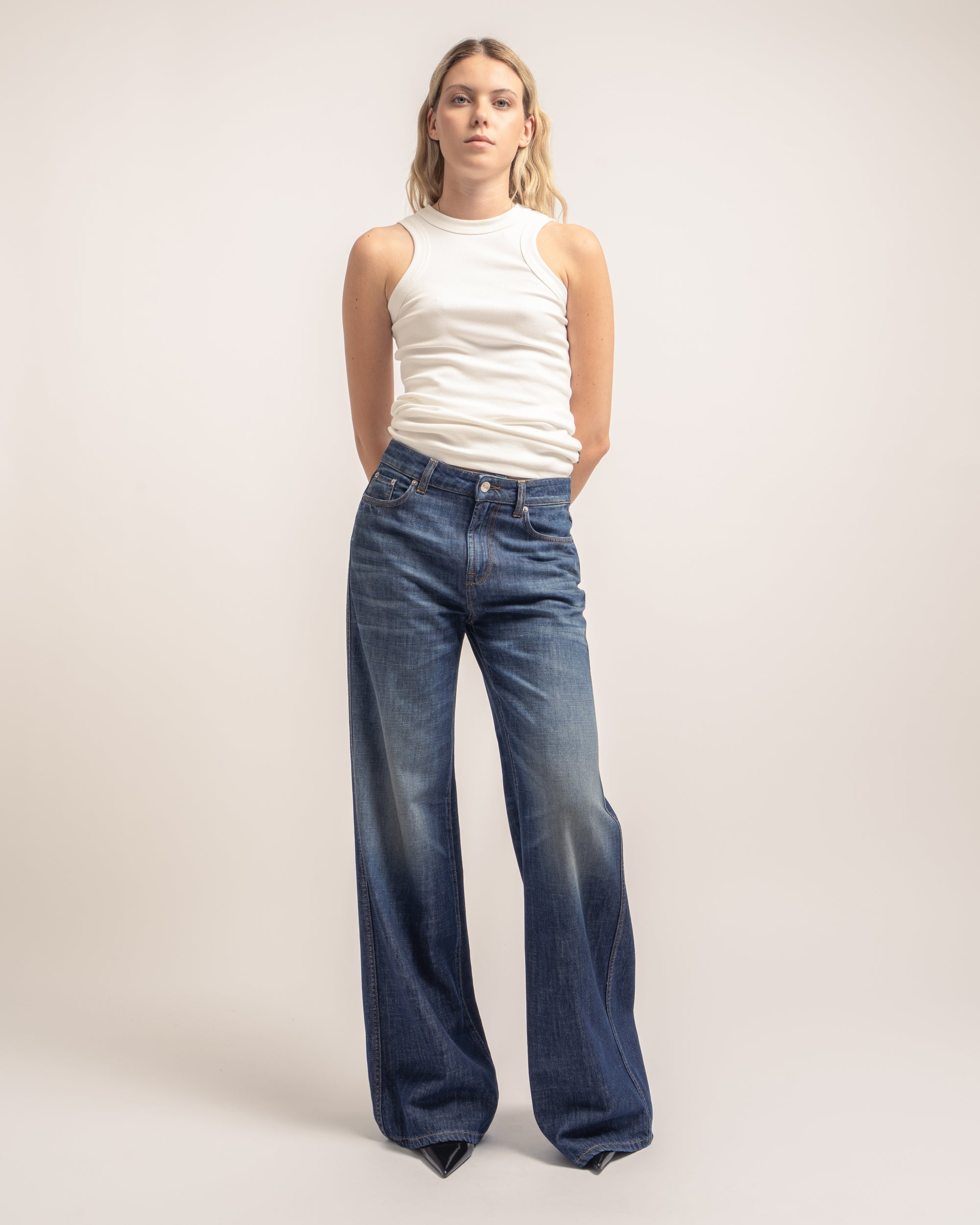 Pretender jeans wide leg in denim