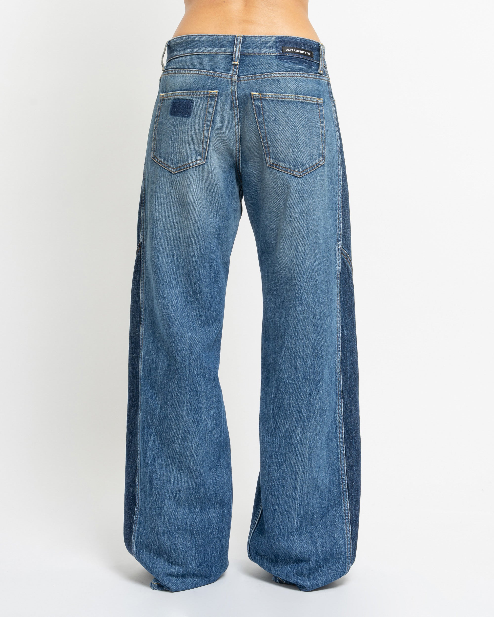 Resort jeans gamba ampia in denim