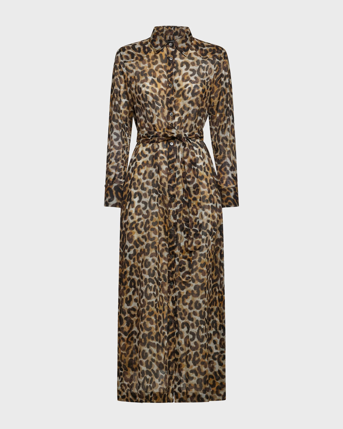 Rosaline abito chemisier leopardato