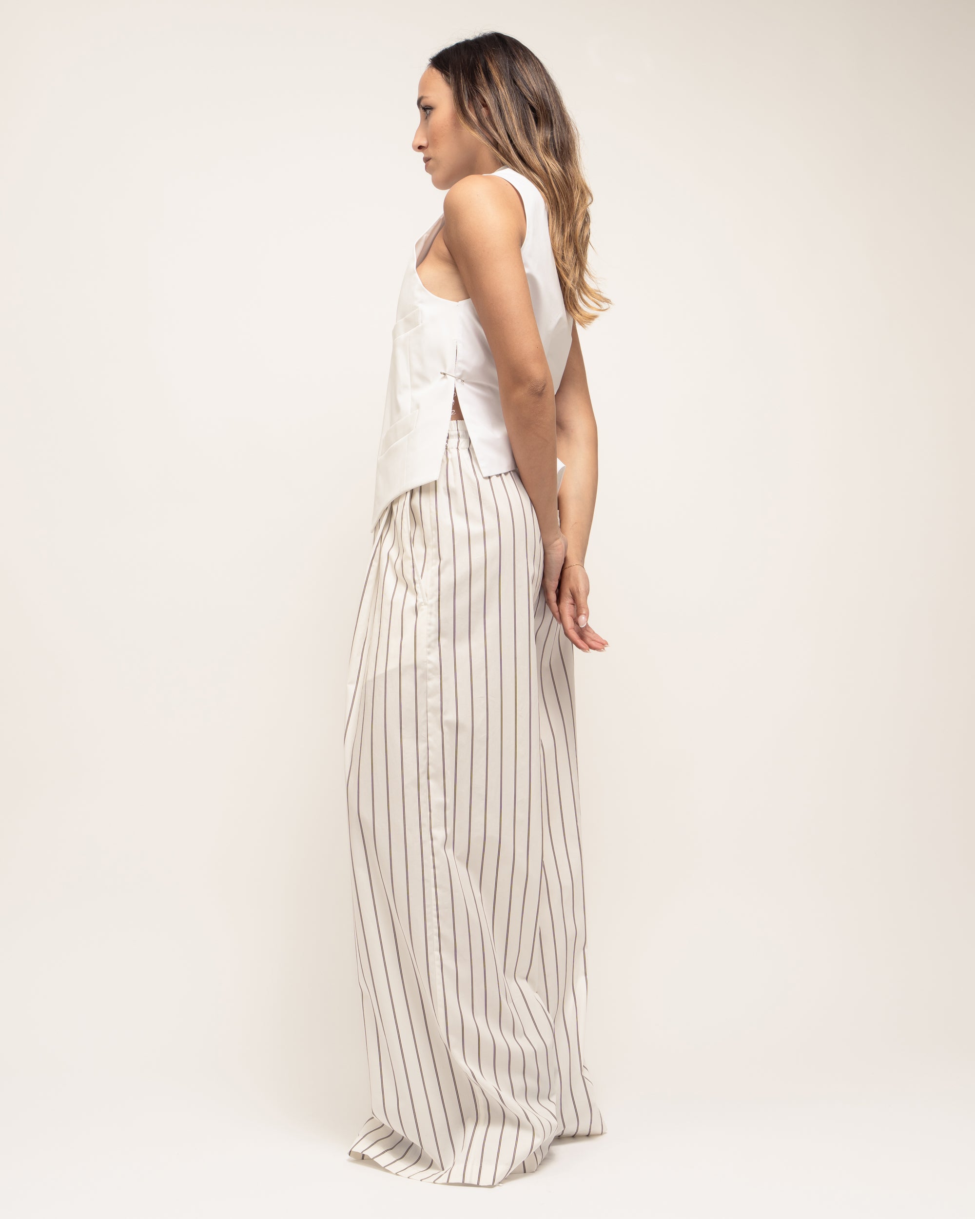 Sharon gilet in gabardina