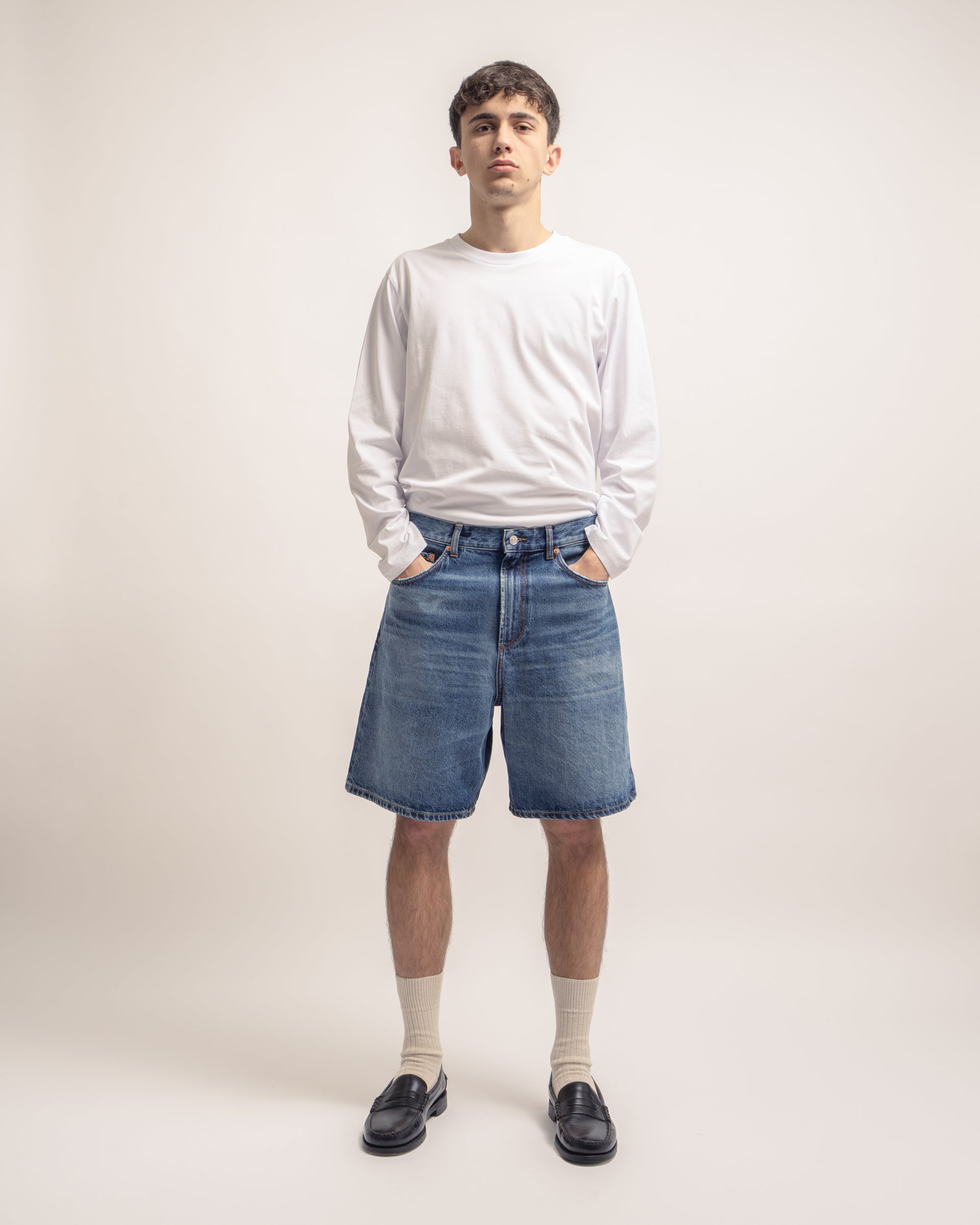 Singers bermuda in denim