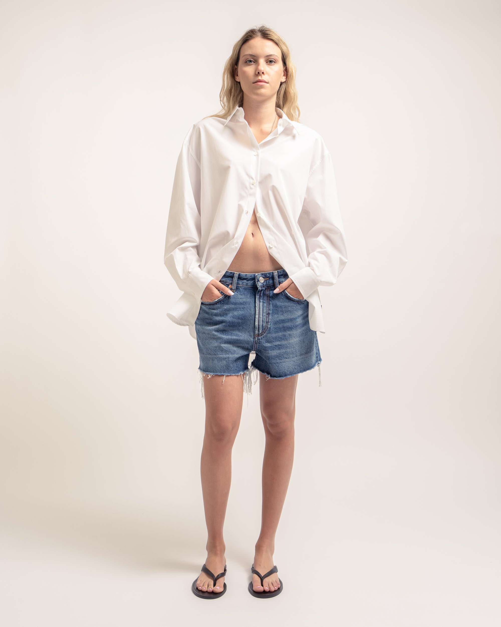 Sister camicia oversize in popeline