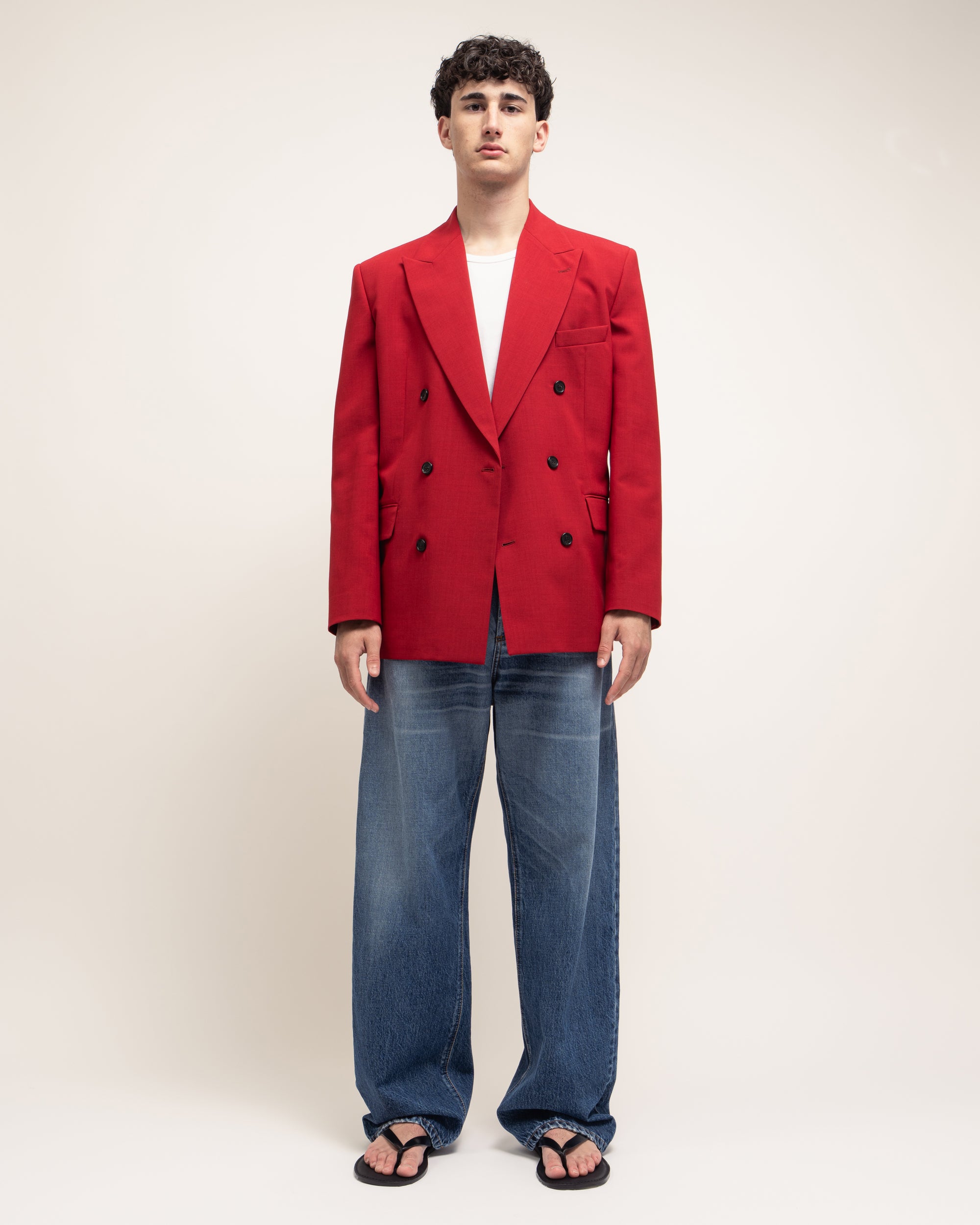 Smith blazer doppiopetto in soft touch