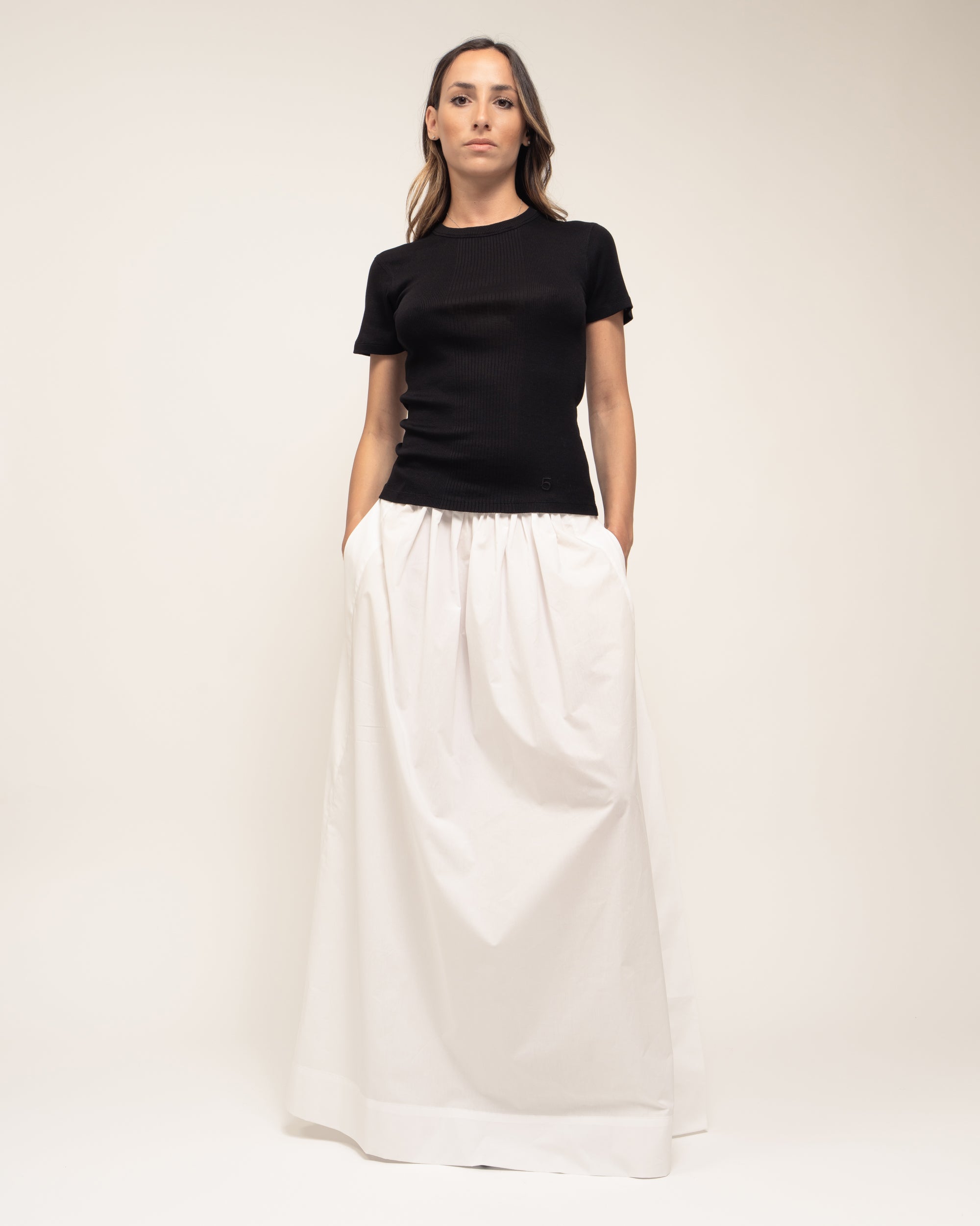 Stacy t-shirt girocollo in jersey