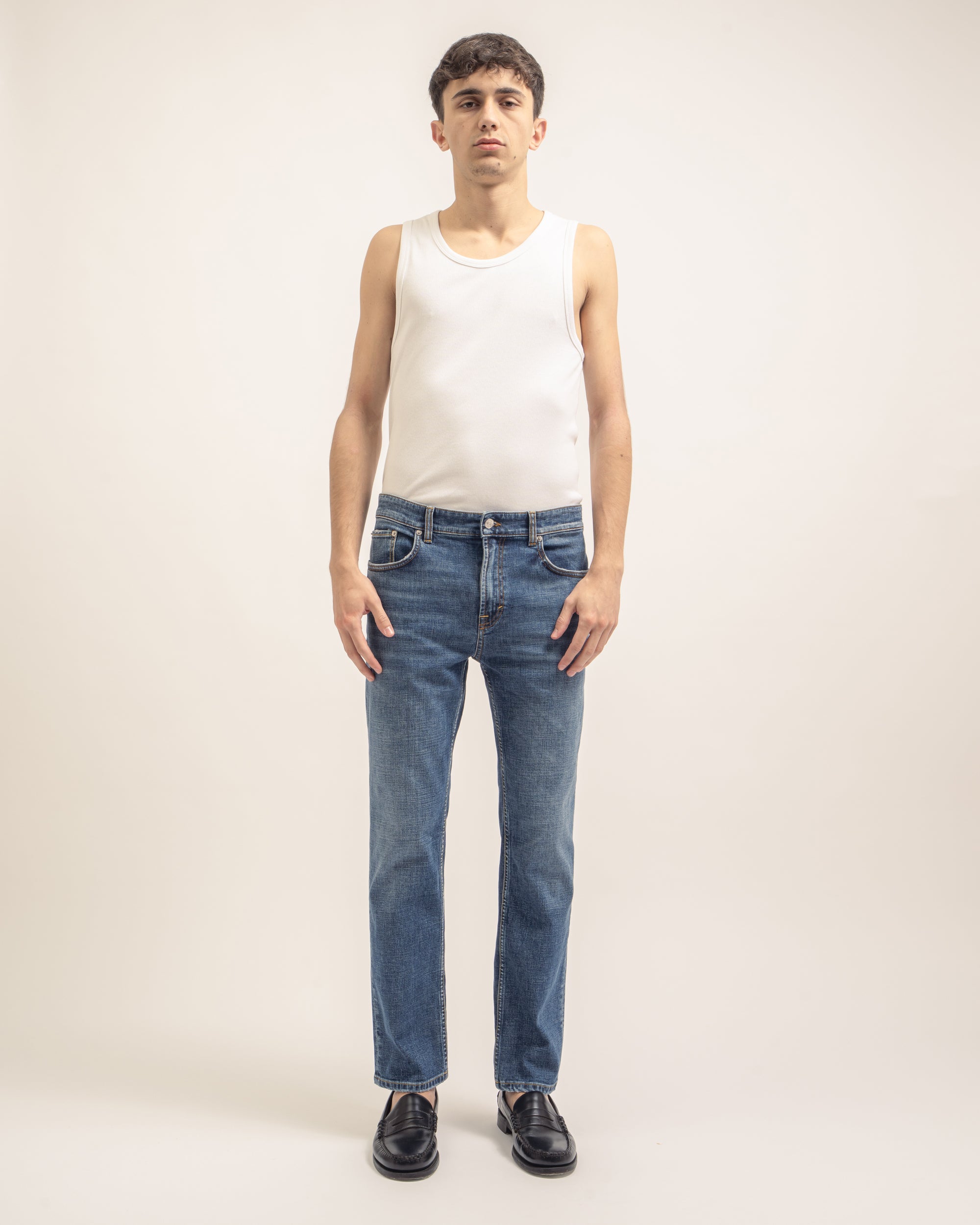 Talk jeans regular crop in denim comfort