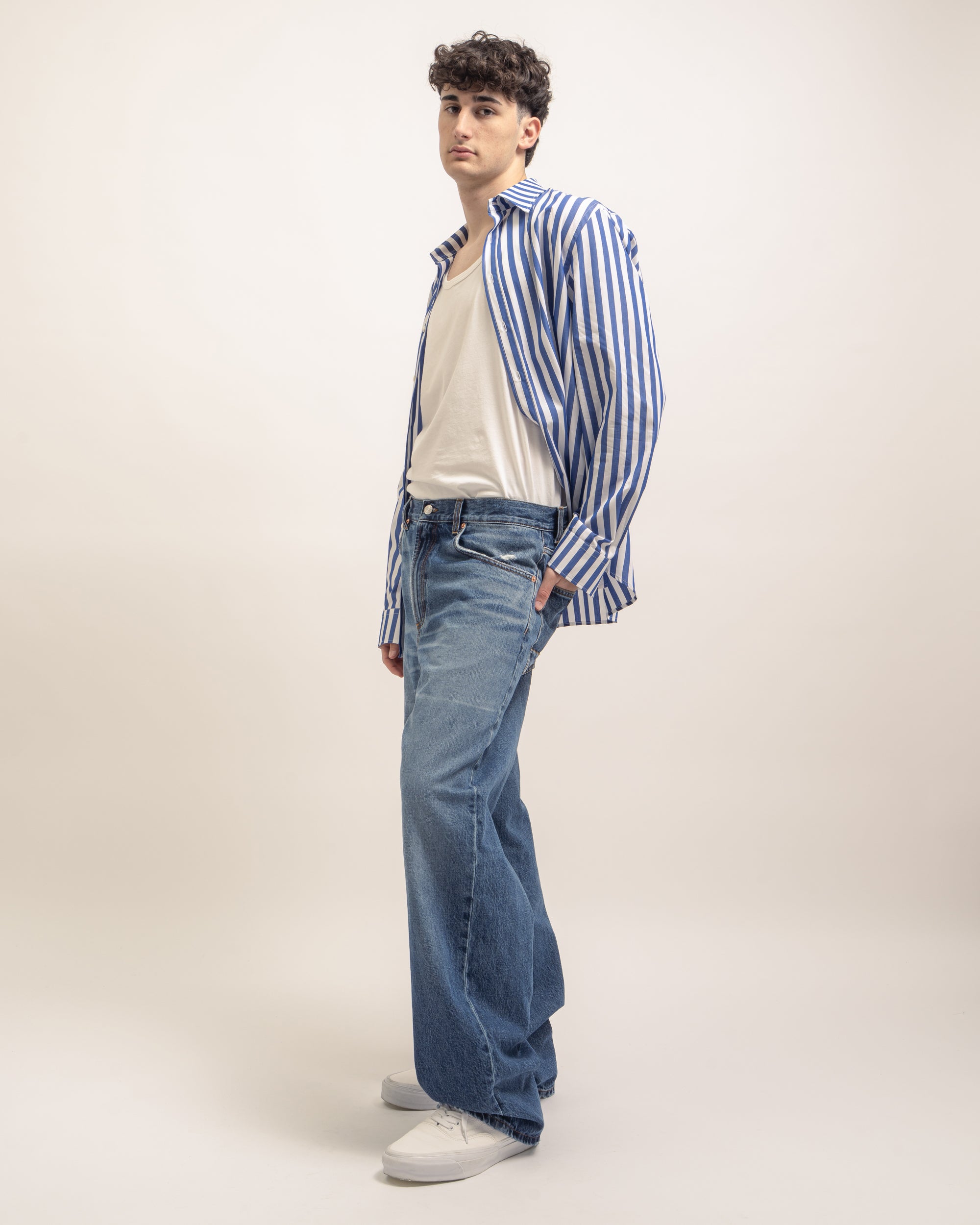 Vontier jeans relaxed in denim fermo