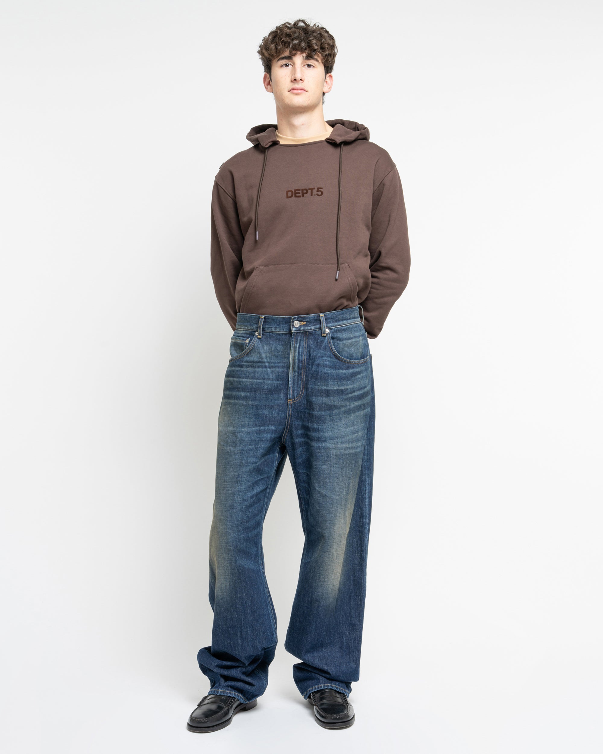 Vontier jeans relaxed fit in denim fermo