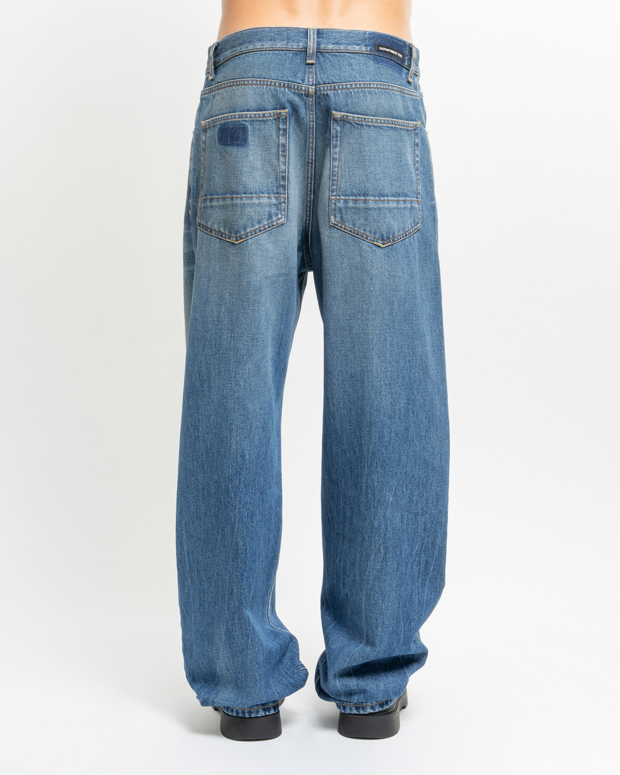 Vontier jeans relaxed fit in denim fermo