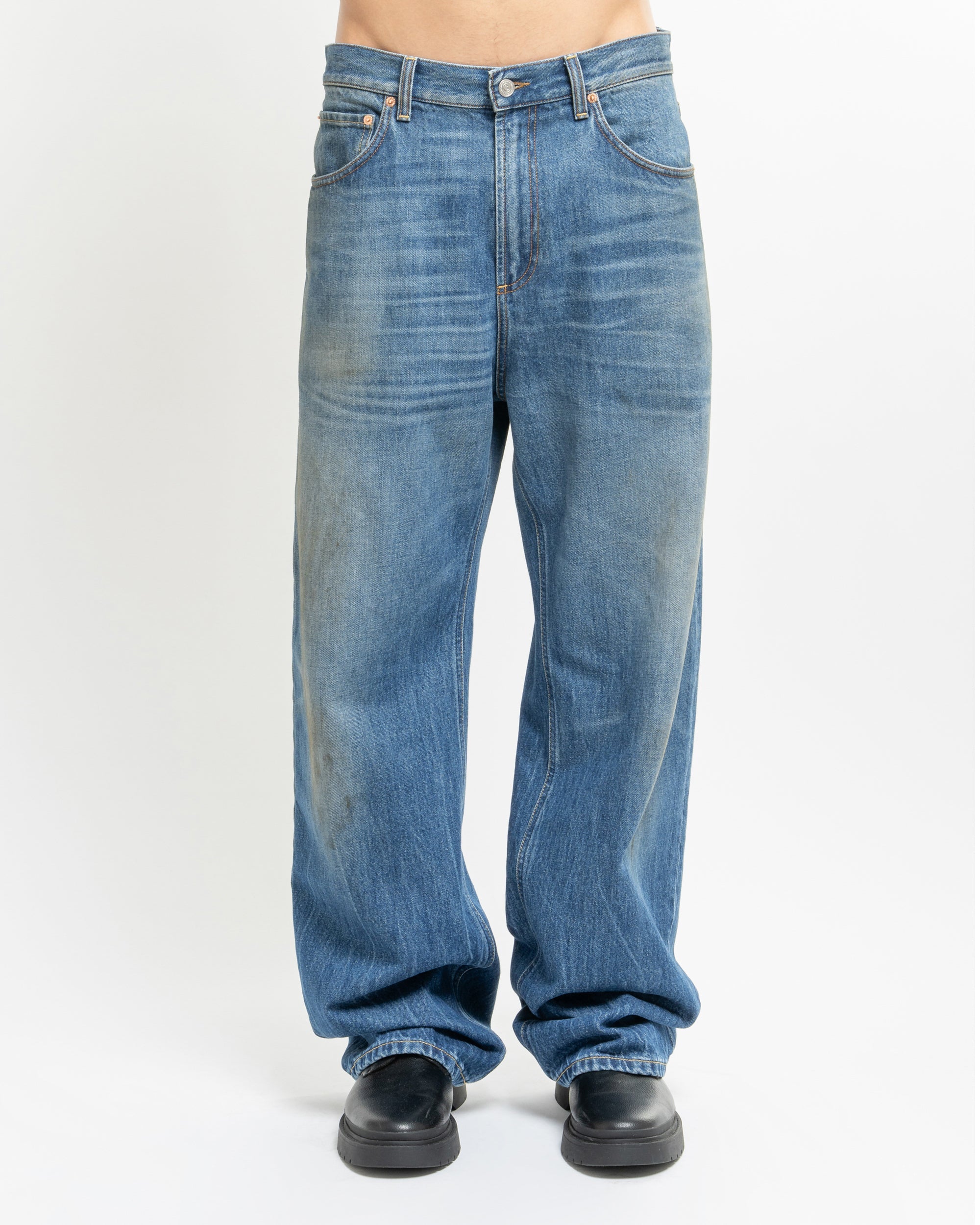 Vontier jeans relaxed in denim fermo