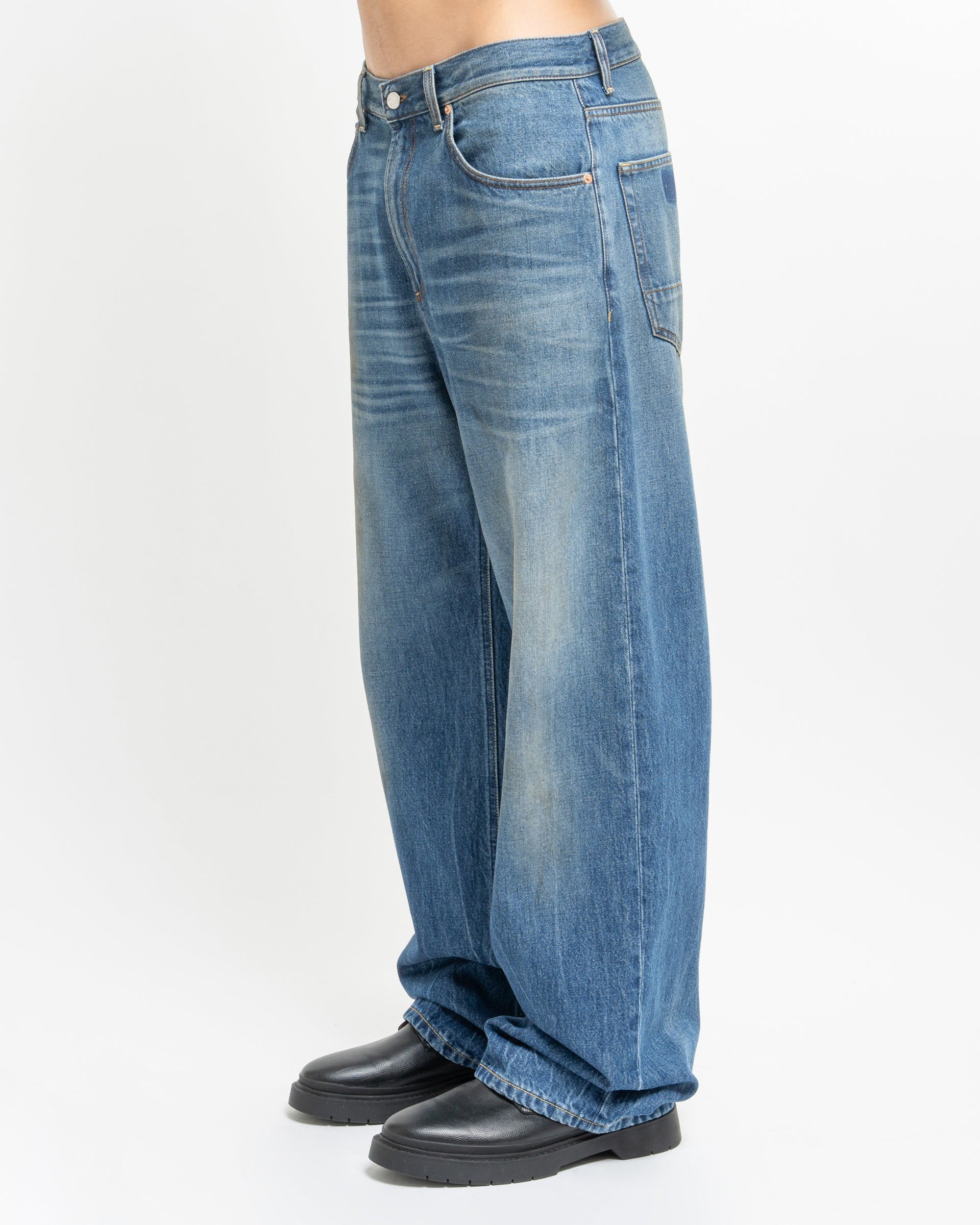 Vontier jeans relaxed in denim fermo