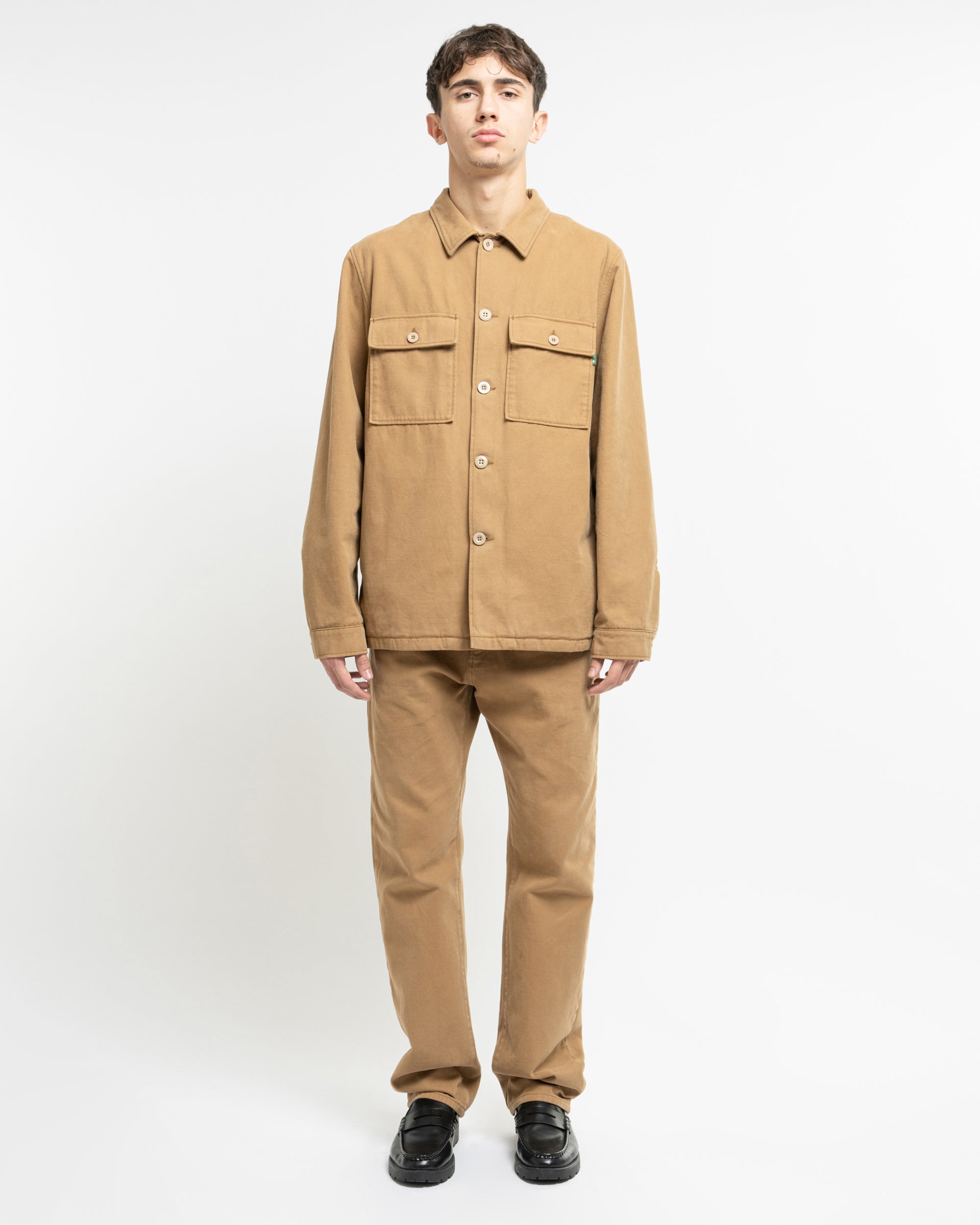 Wilde gabardine shirt jacket