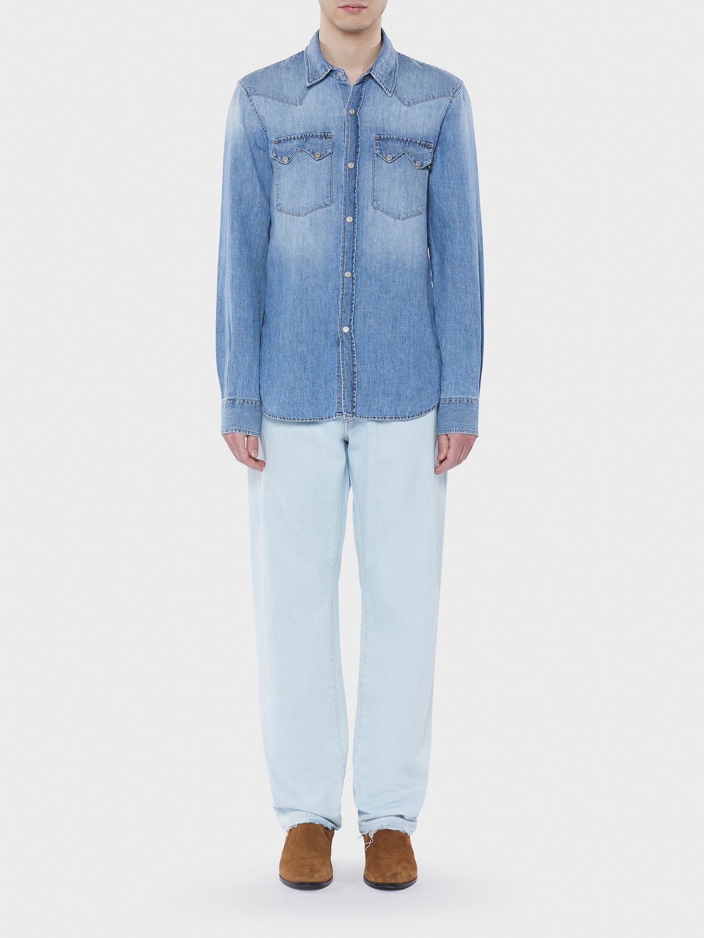 Bowl straight-leg jeans