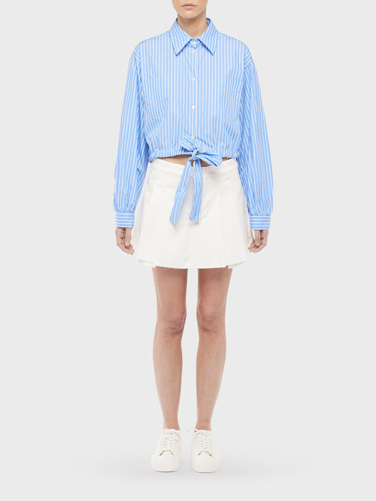 Bel Air layered-detail pleated skirt