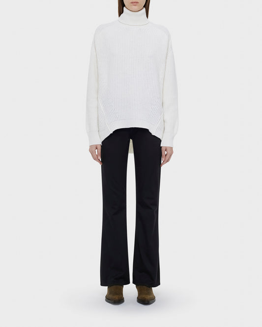 Annie ribbed-knit roll-neck jumper