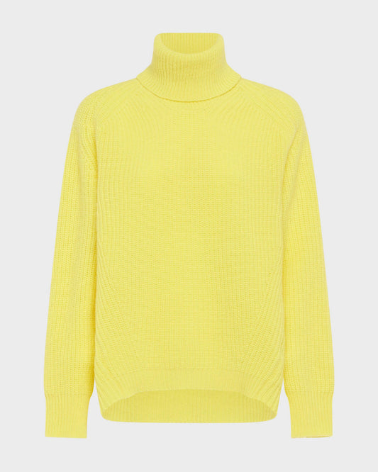 Annie ribbed-knit roll-neck jumper