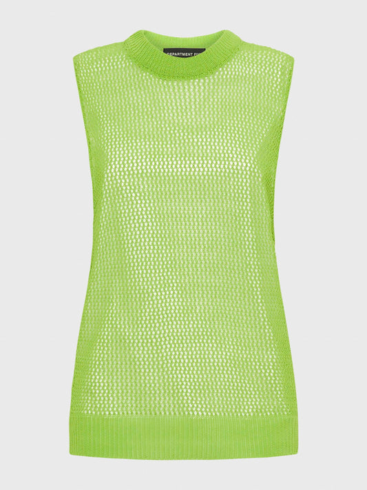 Fairfield net-knit vest