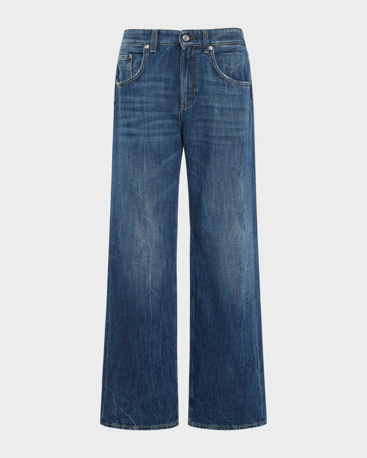 Pop wide leg 5 pockets jeans