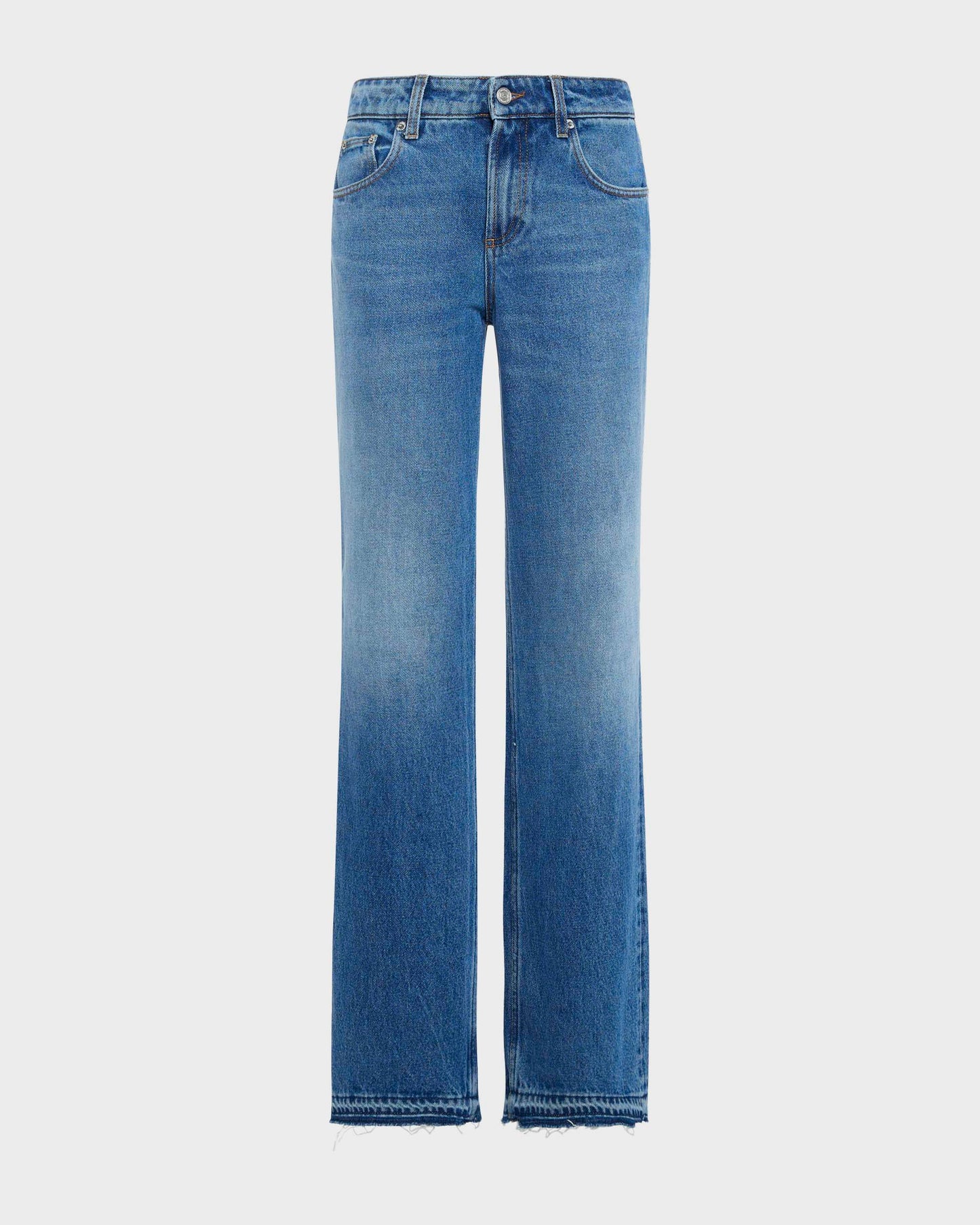 Strat mid-waist wide-leg jeans