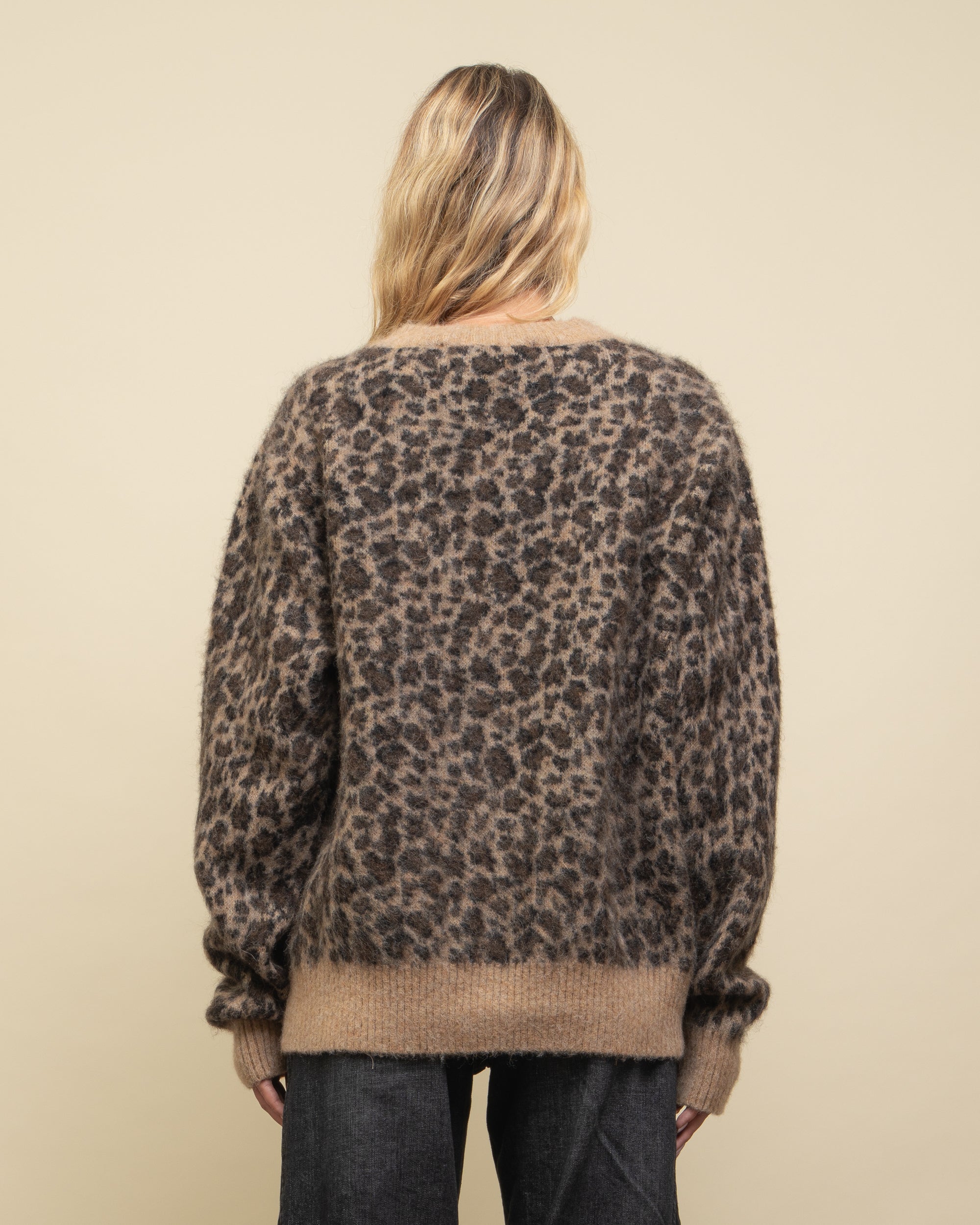 Fearol unisex spotted cardigan