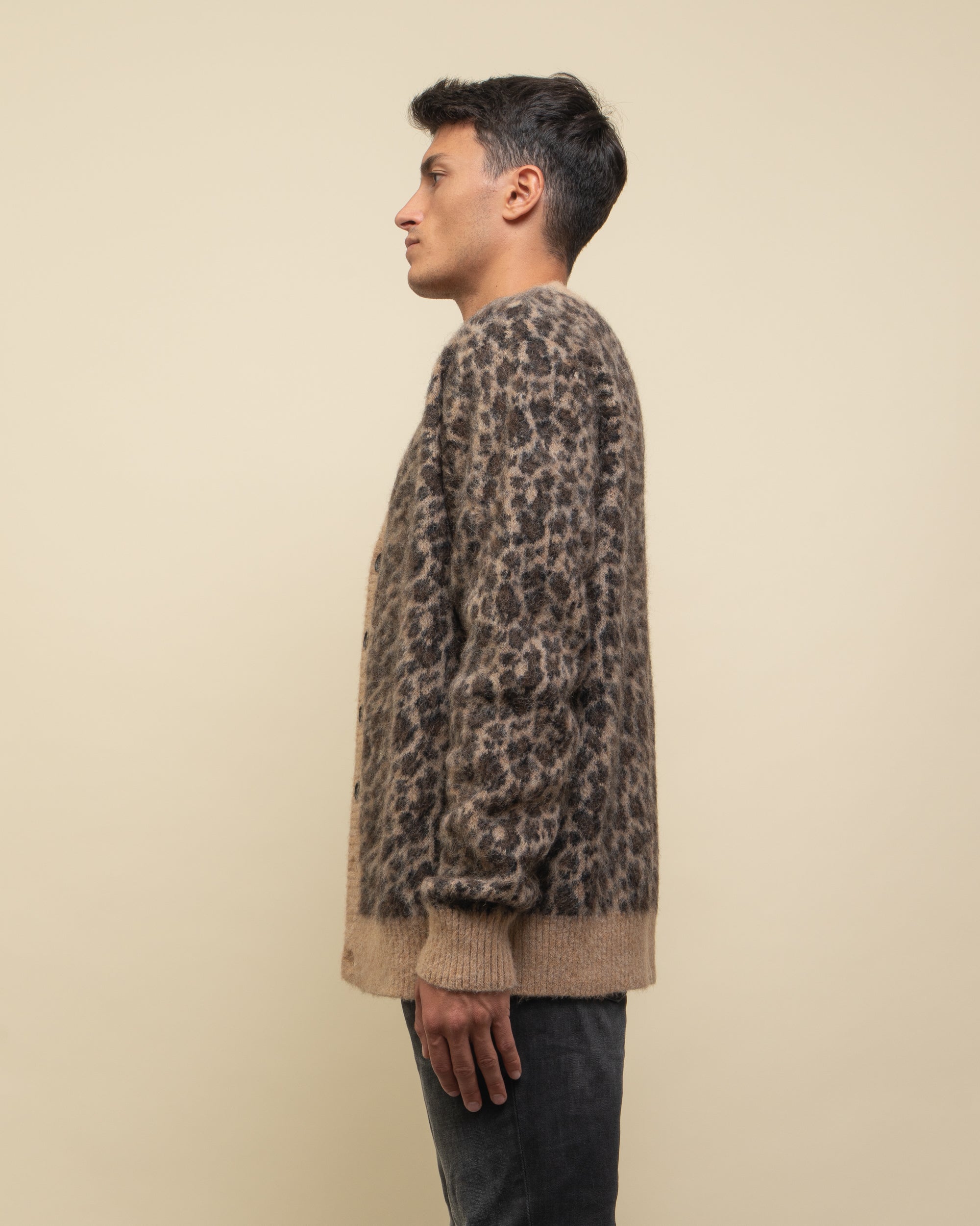 Fearol unisex spotted cardigan
