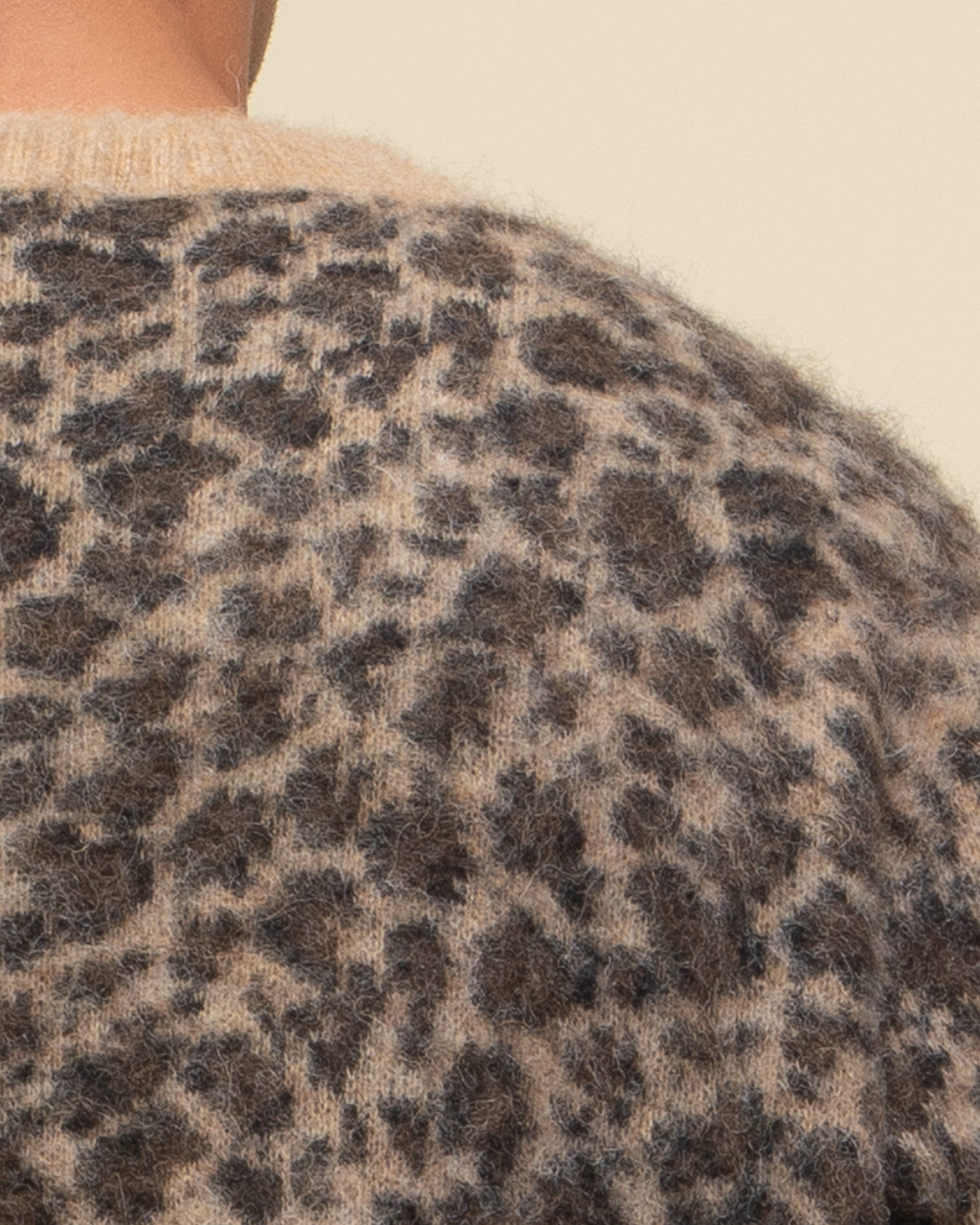 Fearol unisex spotted cardigan