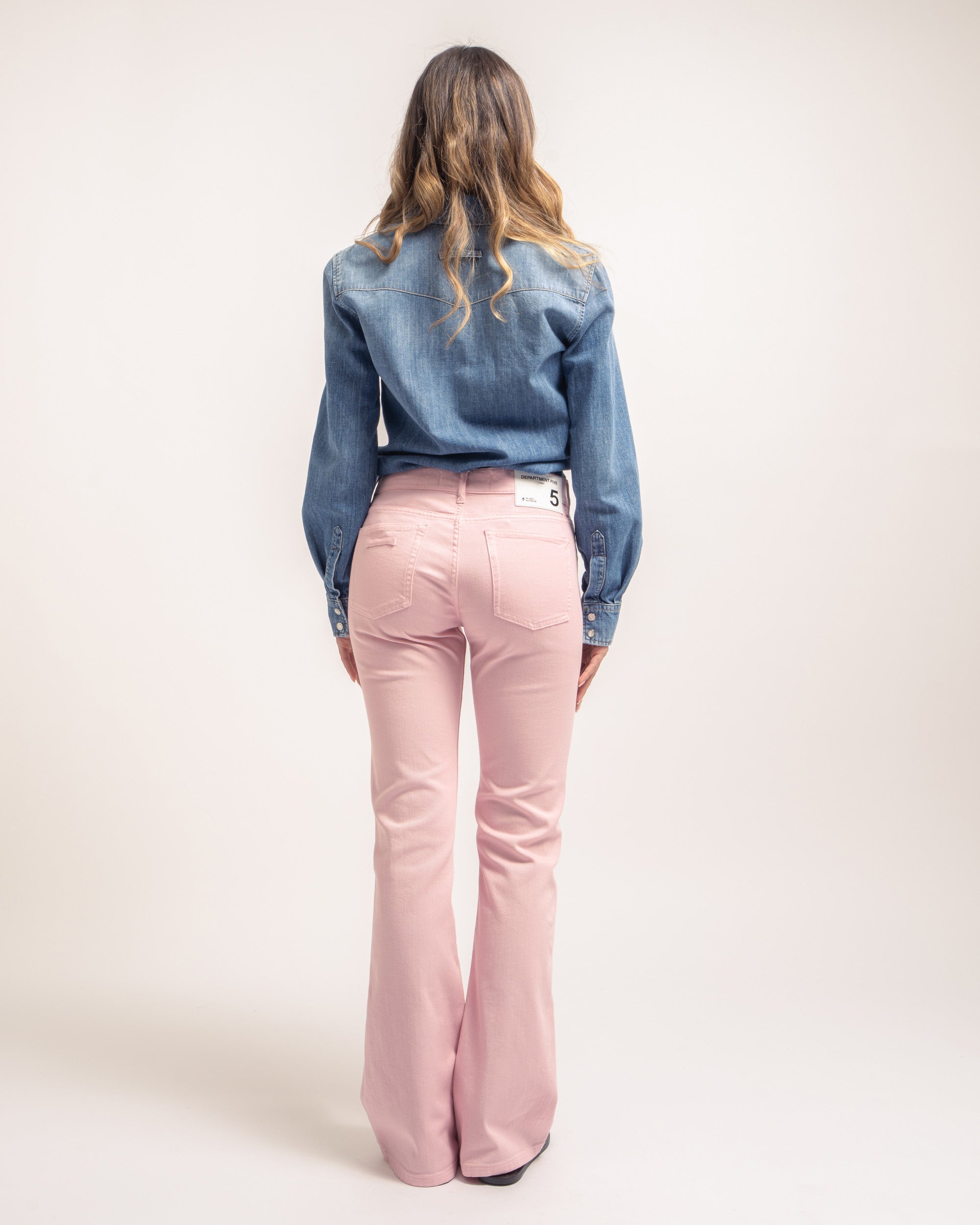 Apex bootcut trousers in bull denim